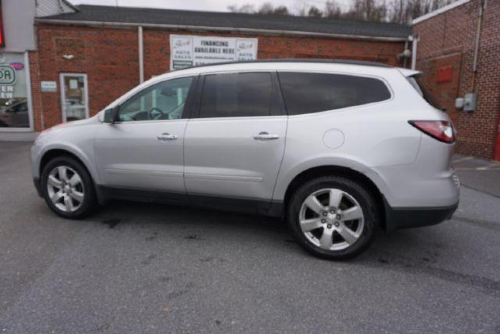 2017 Silver Ice Metallic /Ebony, premium leather Chevrolet Traverse Premier AWD (1GNKVJKD2HJ) with an 3.6L V6 DOHC 24V engine, 6-Speed Automatic transmission, located at 312 Centre Ave, Schuylkill Haven, PA, 17972, (570) 593-5278, 40.638130, -76.177383 - automatic climate control, blind spot monitor, navigation, rear parking sensors, univ garage door opener, aluminum/alloy wheels, leather seats, luggage rack, power driver's seat, power passenger seat, rear bucket seats, towing/camper pkg, driver's seat memory, heated front seats, Bose Premium Stereo - Photo#14