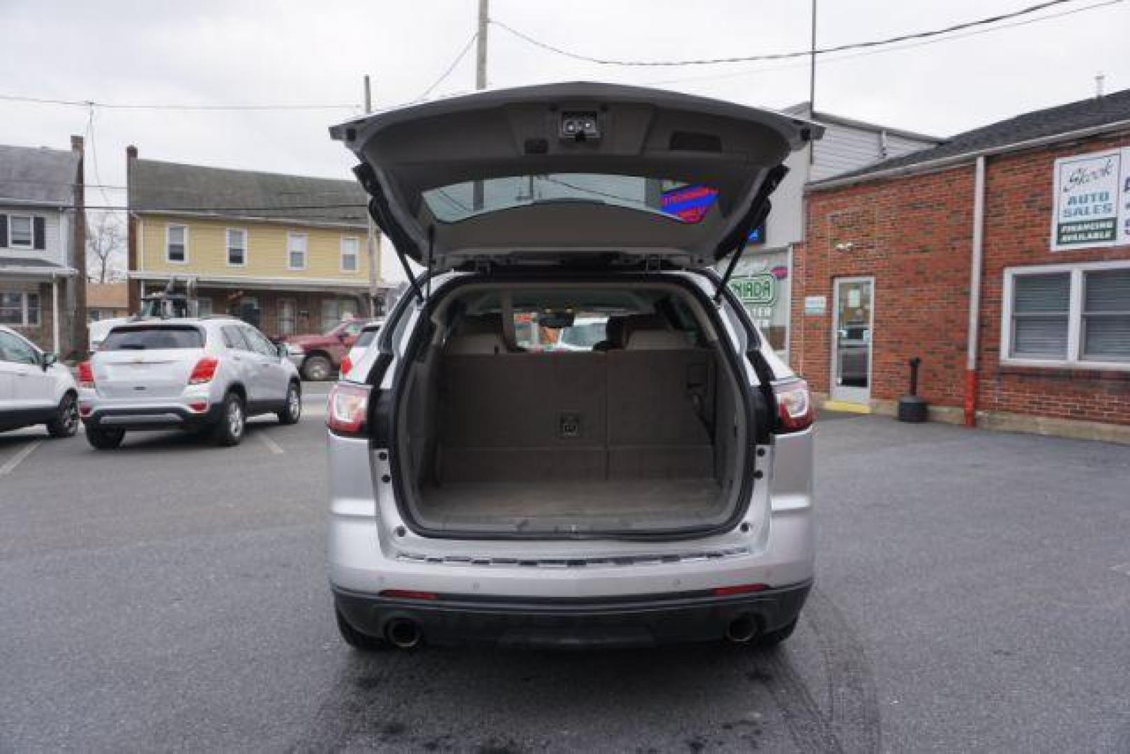 2017 Silver Ice Metallic /Ebony, premium leather Chevrolet Traverse Premier AWD (1GNKVJKD2HJ) with an 3.6L V6 DOHC 24V engine, 6-Speed Automatic transmission, located at 312 Centre Ave, Schuylkill Haven, PA, 17972, (570) 593-5278, 40.638130, -76.177383 - automatic climate control, blind spot monitor, navigation, rear parking sensors, univ garage door opener, aluminum/alloy wheels, leather seats, luggage rack, power driver's seat, power passenger seat, rear bucket seats, towing/camper pkg, driver's seat memory, heated front seats, Bose Premium Stereo - Photo#43