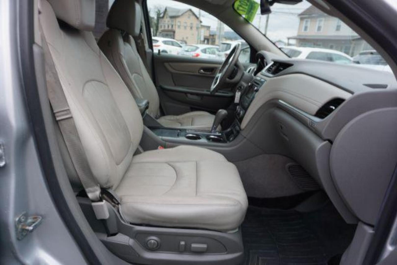 2017 Silver Ice Metallic /Ebony, premium leather Chevrolet Traverse Premier AWD (1GNKVJKD2HJ) with an 3.6L V6 DOHC 24V engine, 6-Speed Automatic transmission, located at 312 Centre Ave, Schuylkill Haven, PA, 17972, (570) 593-5278, 40.638130, -76.177383 - automatic climate control, blind spot monitor, navigation, rear parking sensors, univ garage door opener, aluminum/alloy wheels, leather seats, luggage rack, power driver's seat, power passenger seat, rear bucket seats, towing/camper pkg, driver's seat memory, heated front seats, Bose Premium Stereo - Photo#55