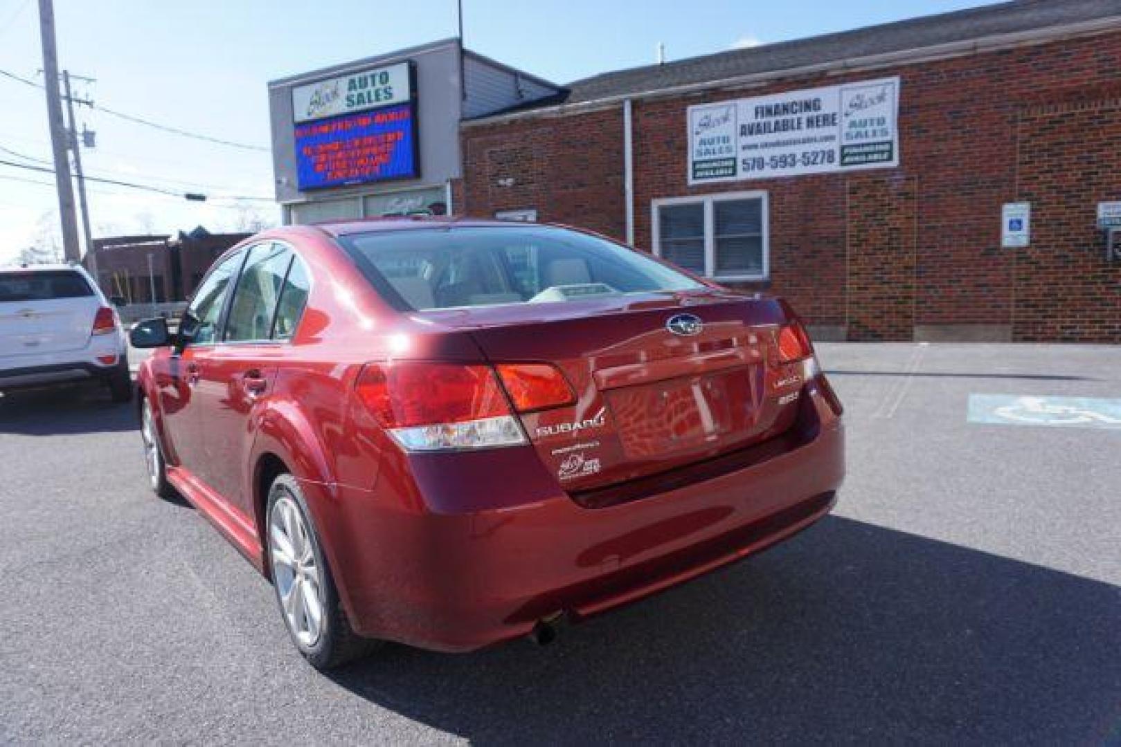 2014 Venetian Red Pearl Subaru Legacy 2.5i (4S3BMBA62E3) with an 2.5L H4 SOHC 16V engine, Continuously Variable Transmission transmission, located at 312 Centre Ave, Schuylkill Haven, PA, 17972, (570) 593-5278, 40.638130, -76.177383 - aluminum/alloy wheels, fog lights, universal garage door opener - Photo#14