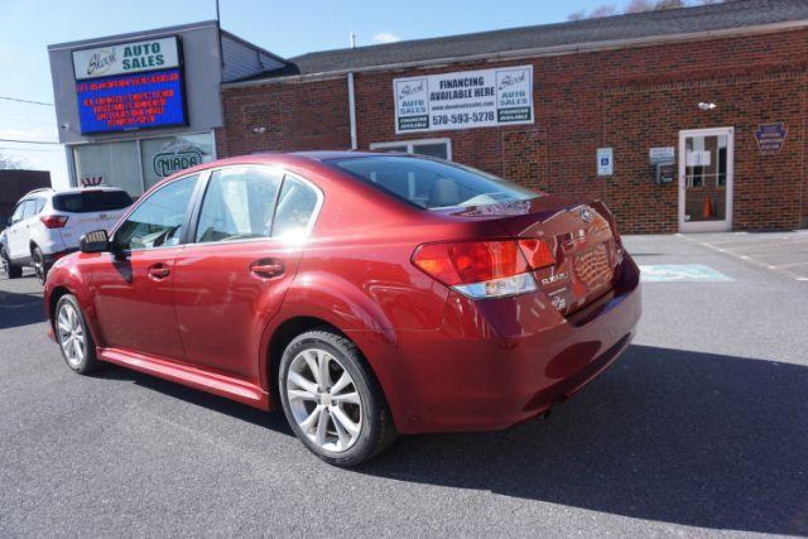 2014 Venetian Red Pearl Subaru Legacy 2.5i (4S3BMBA62E3) with an 2.5L H4 SOHC 16V engine, Continuously Variable Transmission transmission, located at 312 Centre Ave, Schuylkill Haven, PA, 17972, (570) 593-5278, 40.638130, -76.177383 - aluminum/alloy wheels, fog lights, universal garage door opener - Photo#15