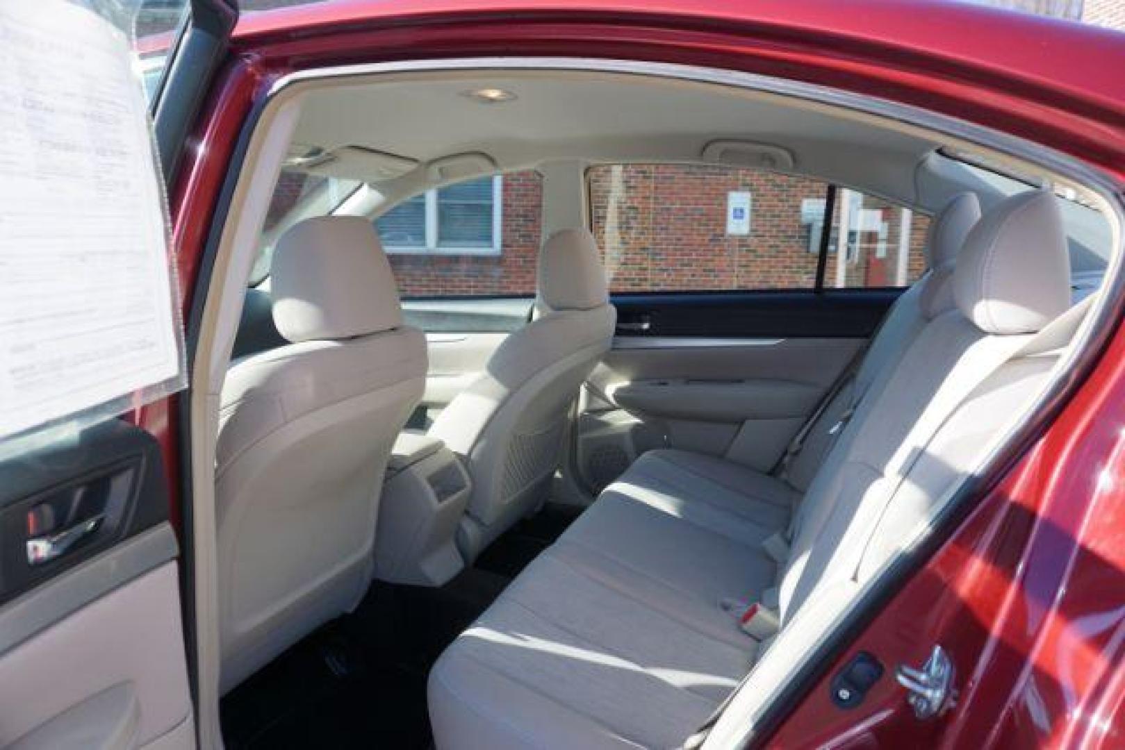 2014 Venetian Red Pearl Subaru Legacy 2.5i (4S3BMBA62E3) with an 2.5L H4 SOHC 16V engine, Continuously Variable Transmission transmission, located at 312 Centre Ave, Schuylkill Haven, PA, 17972, (570) 593-5278, 40.638130, -76.177383 - aluminum/alloy wheels, fog lights, universal garage door opener - Photo#37