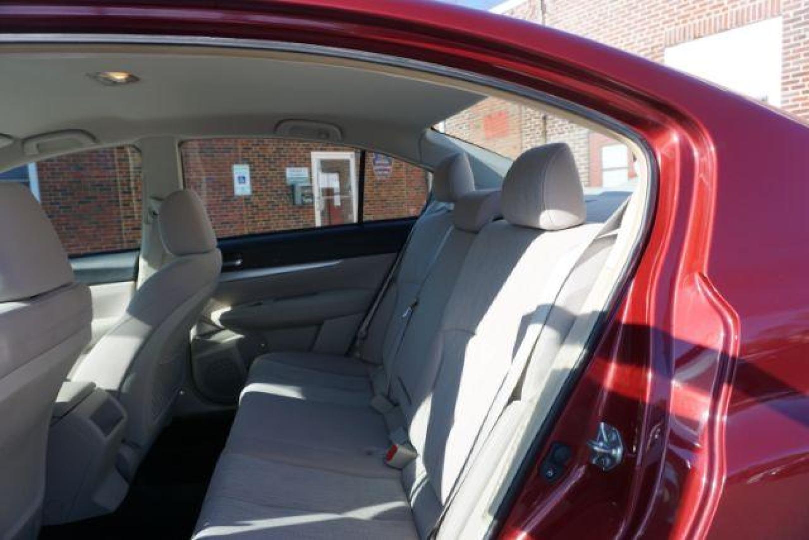 2014 Venetian Red Pearl Subaru Legacy 2.5i (4S3BMBA62E3) with an 2.5L H4 SOHC 16V engine, Continuously Variable Transmission transmission, located at 312 Centre Ave, Schuylkill Haven, PA, 17972, (570) 593-5278, 40.638130, -76.177383 - aluminum/alloy wheels, fog lights, universal garage door opener - Photo#38