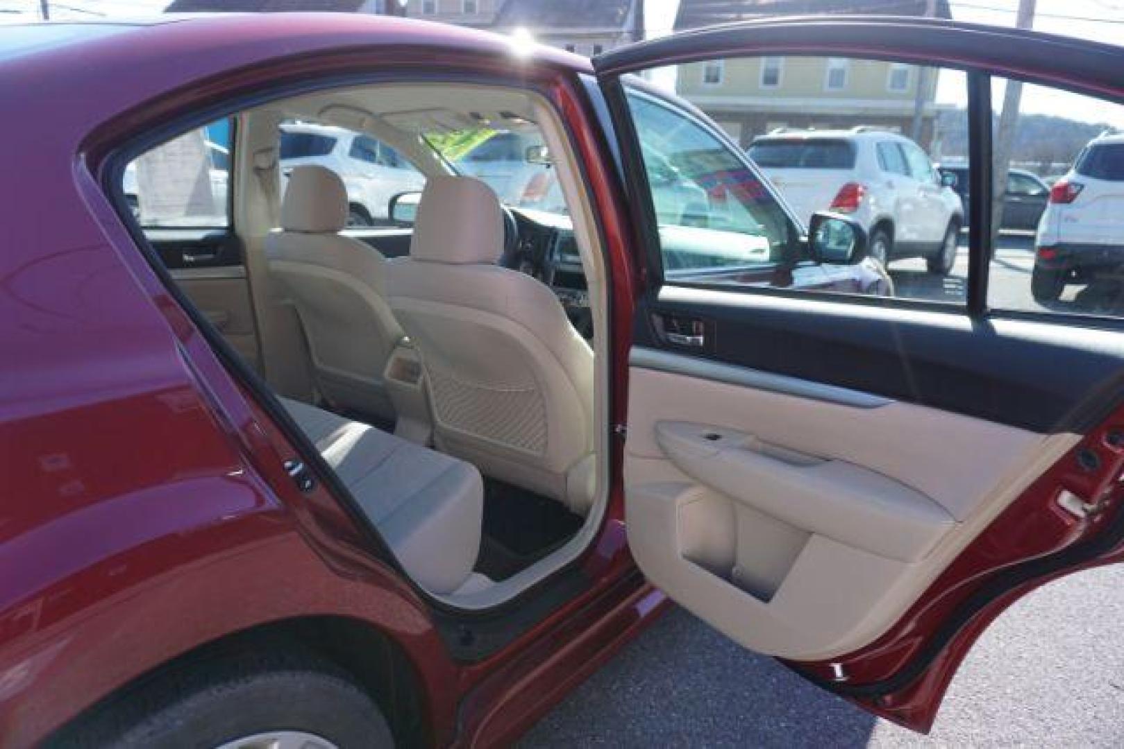 2014 Venetian Red Pearl Subaru Legacy 2.5i (4S3BMBA62E3) with an 2.5L H4 SOHC 16V engine, Continuously Variable Transmission transmission, located at 312 Centre Ave, Schuylkill Haven, PA, 17972, (570) 593-5278, 40.638130, -76.177383 - aluminum/alloy wheels, fog lights, universal garage door opener - Photo#44