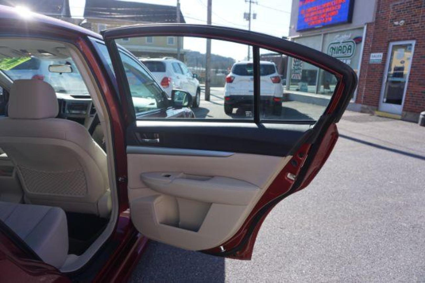 2014 Venetian Red Pearl Subaru Legacy 2.5i (4S3BMBA62E3) with an 2.5L H4 SOHC 16V engine, Continuously Variable Transmission transmission, located at 312 Centre Ave, Schuylkill Haven, PA, 17972, (570) 593-5278, 40.638130, -76.177383 - aluminum/alloy wheels, fog lights, universal garage door opener - Photo#45