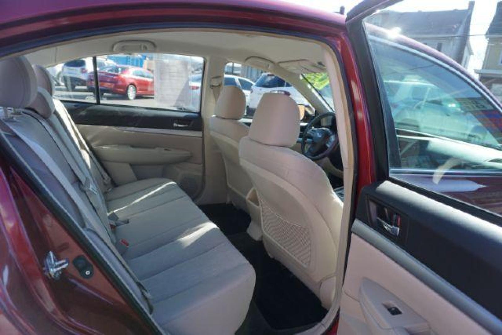 2014 Venetian Red Pearl Subaru Legacy 2.5i (4S3BMBA62E3) with an 2.5L H4 SOHC 16V engine, Continuously Variable Transmission transmission, located at 312 Centre Ave, Schuylkill Haven, PA, 17972, (570) 593-5278, 40.638130, -76.177383 - aluminum/alloy wheels, fog lights, universal garage door opener - Photo#47