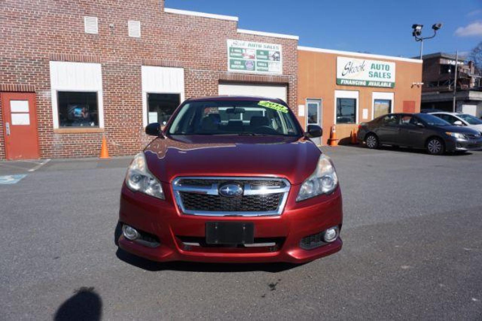 2014 Venetian Red Pearl Subaru Legacy 2.5i (4S3BMBA62E3) with an 2.5L H4 SOHC 16V engine, Continuously Variable Transmission transmission, located at 312 Centre Ave, Schuylkill Haven, PA, 17972, (570) 593-5278, 40.638130, -76.177383 - aluminum/alloy wheels, fog lights, universal garage door opener - Photo#4