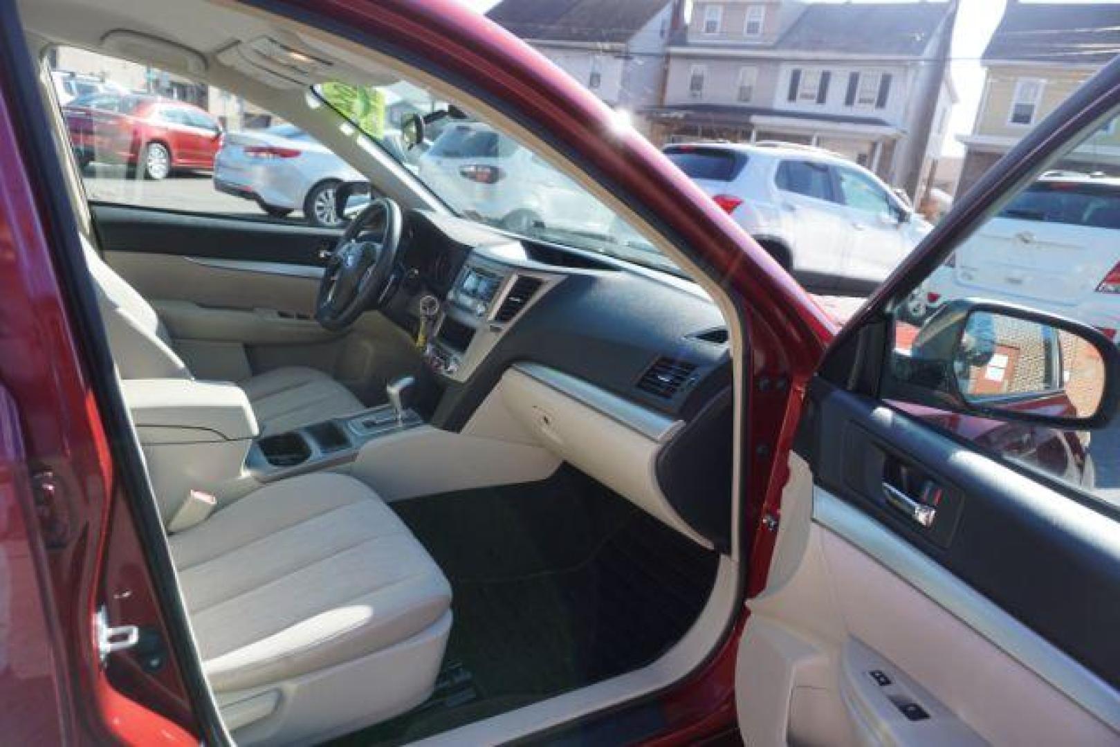 2014 Venetian Red Pearl Subaru Legacy 2.5i (4S3BMBA62E3) with an 2.5L H4 SOHC 16V engine, Continuously Variable Transmission transmission, located at 312 Centre Ave, Schuylkill Haven, PA, 17972, (570) 593-5278, 40.638130, -76.177383 - aluminum/alloy wheels, fog lights, universal garage door opener - Photo#53