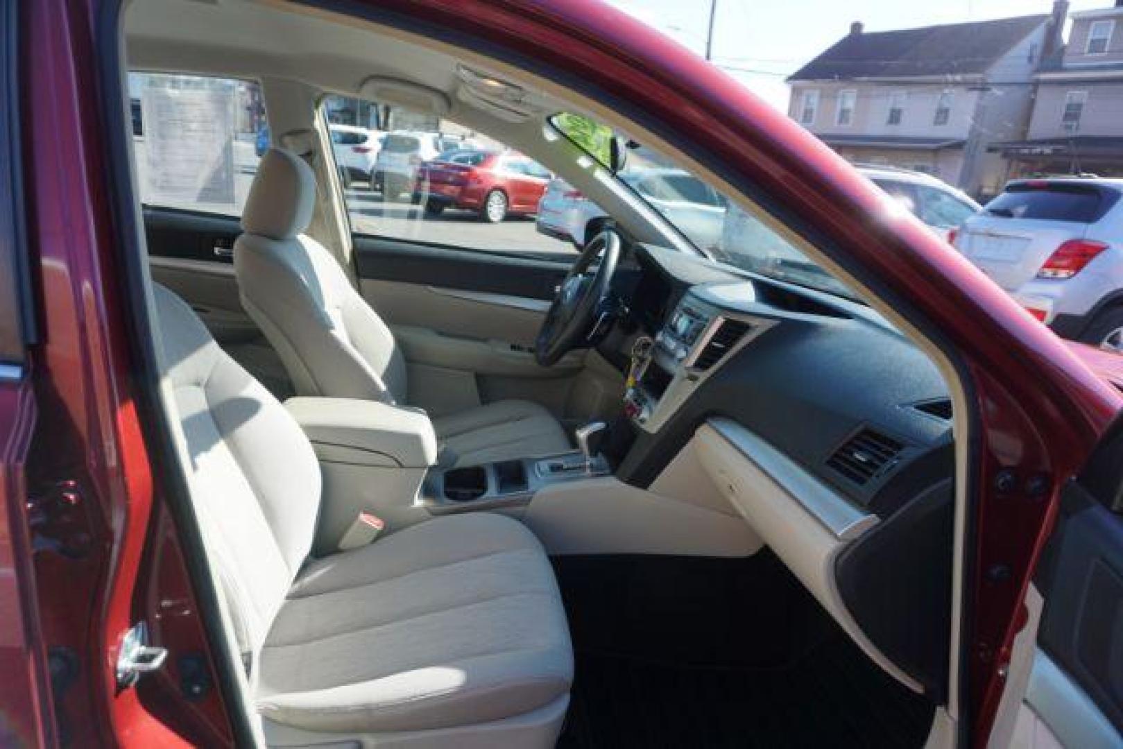 2014 Venetian Red Pearl Subaru Legacy 2.5i (4S3BMBA62E3) with an 2.5L H4 SOHC 16V engine, Continuously Variable Transmission transmission, located at 312 Centre Ave, Schuylkill Haven, PA, 17972, (570) 593-5278, 40.638130, -76.177383 - aluminum/alloy wheels, fog lights, universal garage door opener - Photo#54