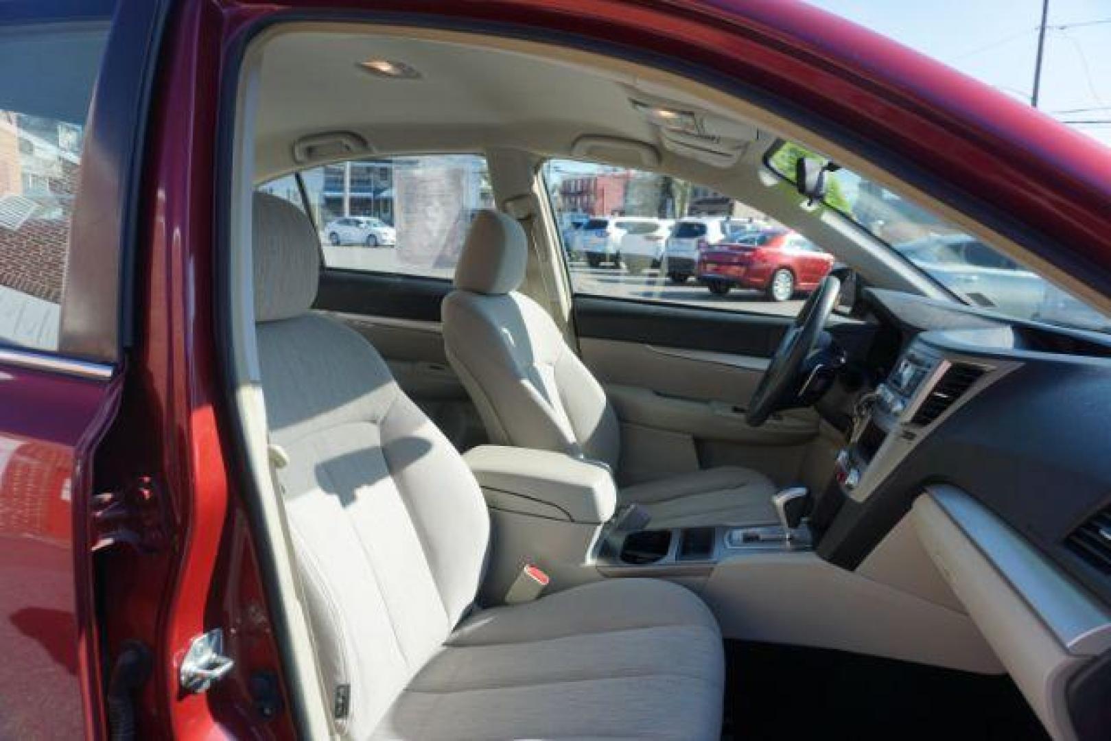 2014 Venetian Red Pearl Subaru Legacy 2.5i (4S3BMBA62E3) with an 2.5L H4 SOHC 16V engine, Continuously Variable Transmission transmission, located at 312 Centre Ave, Schuylkill Haven, PA, 17972, (570) 593-5278, 40.638130, -76.177383 - aluminum/alloy wheels, fog lights, universal garage door opener - Photo#55