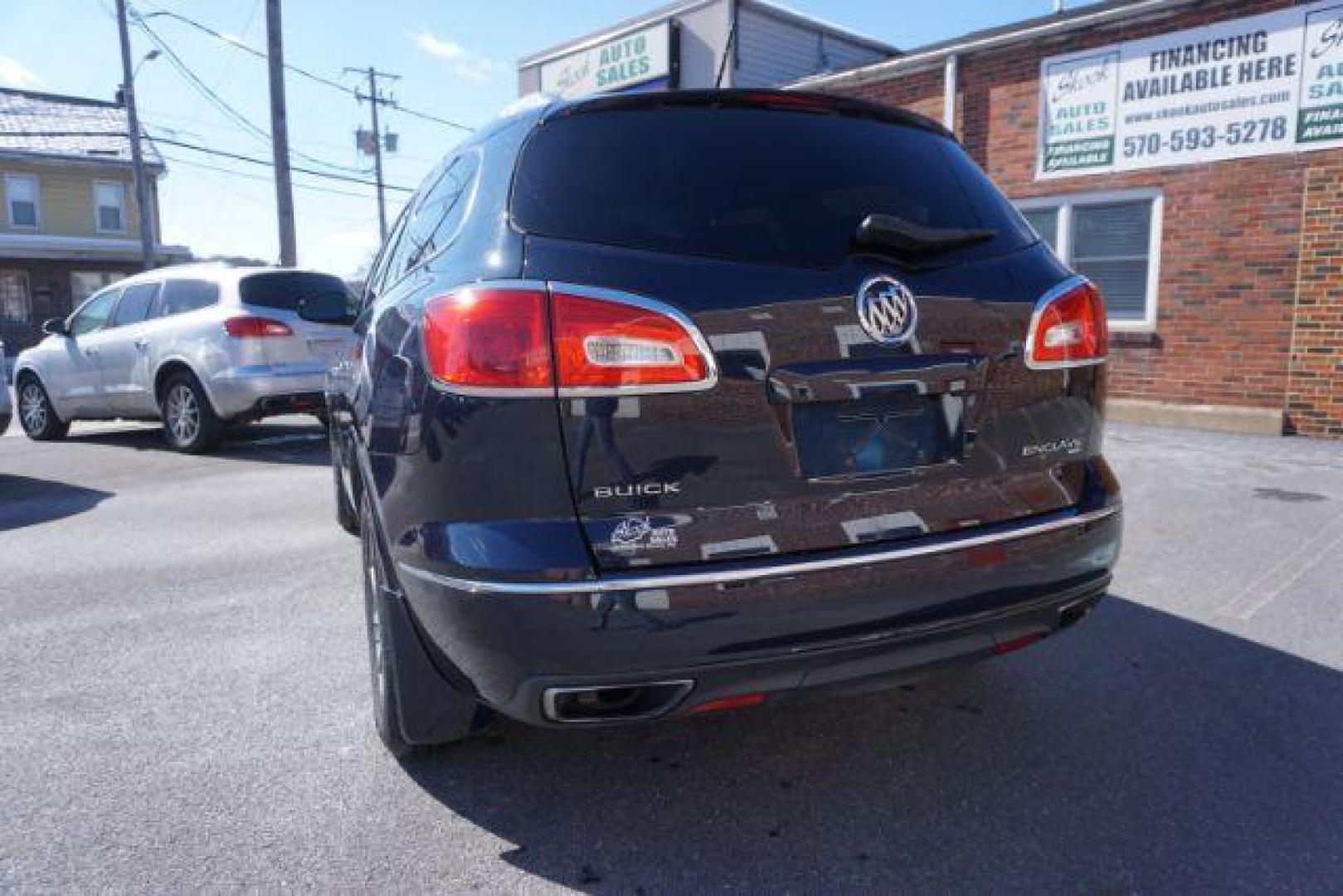 2015 Dark Sapphire Blue Met /Ebony Buick Enclave Leather AWD (5GAKVBKDXFJ) with an 3.6L V6 DOHC 24V engine, 6-Speed Automatic Overdrive transmission, located at 312 Centre Ave, Schuylkill Haven, PA, 17972, (570) 593-5278, 40.638130, -76.177383 - Bose Premium Stereo, Collision Avoidance System, Lane Departure Warning, Navigation System, Power Sunroof, Towing Package - Photo#16