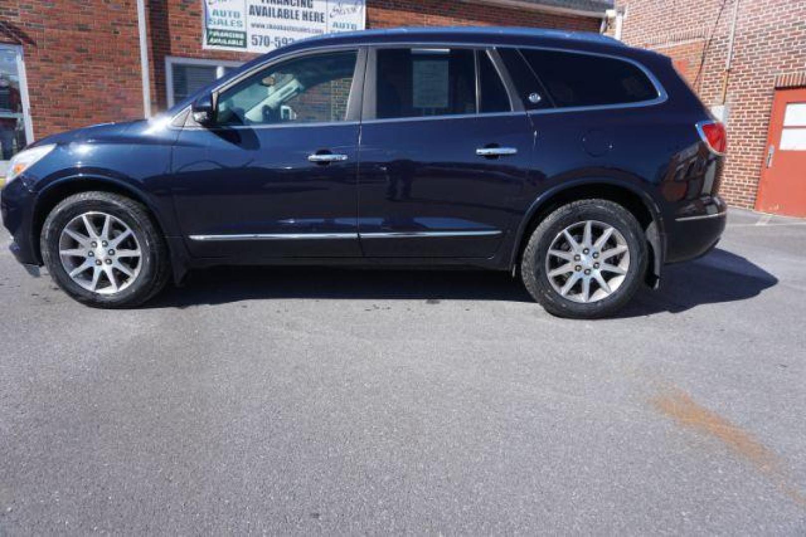 2015 Dark Sapphire Blue Met /Ebony Buick Enclave Leather AWD (5GAKVBKDXFJ) with an 3.6L V6 DOHC 24V engine, 6-Speed Automatic Overdrive transmission, located at 312 Centre Ave, Schuylkill Haven, PA, 17972, (570) 593-5278, 40.638130, -76.177383 - Bose Premium Stereo, Collision Avoidance System, Lane Departure Warning, Navigation System, Power Sunroof, Towing Package - Photo#19