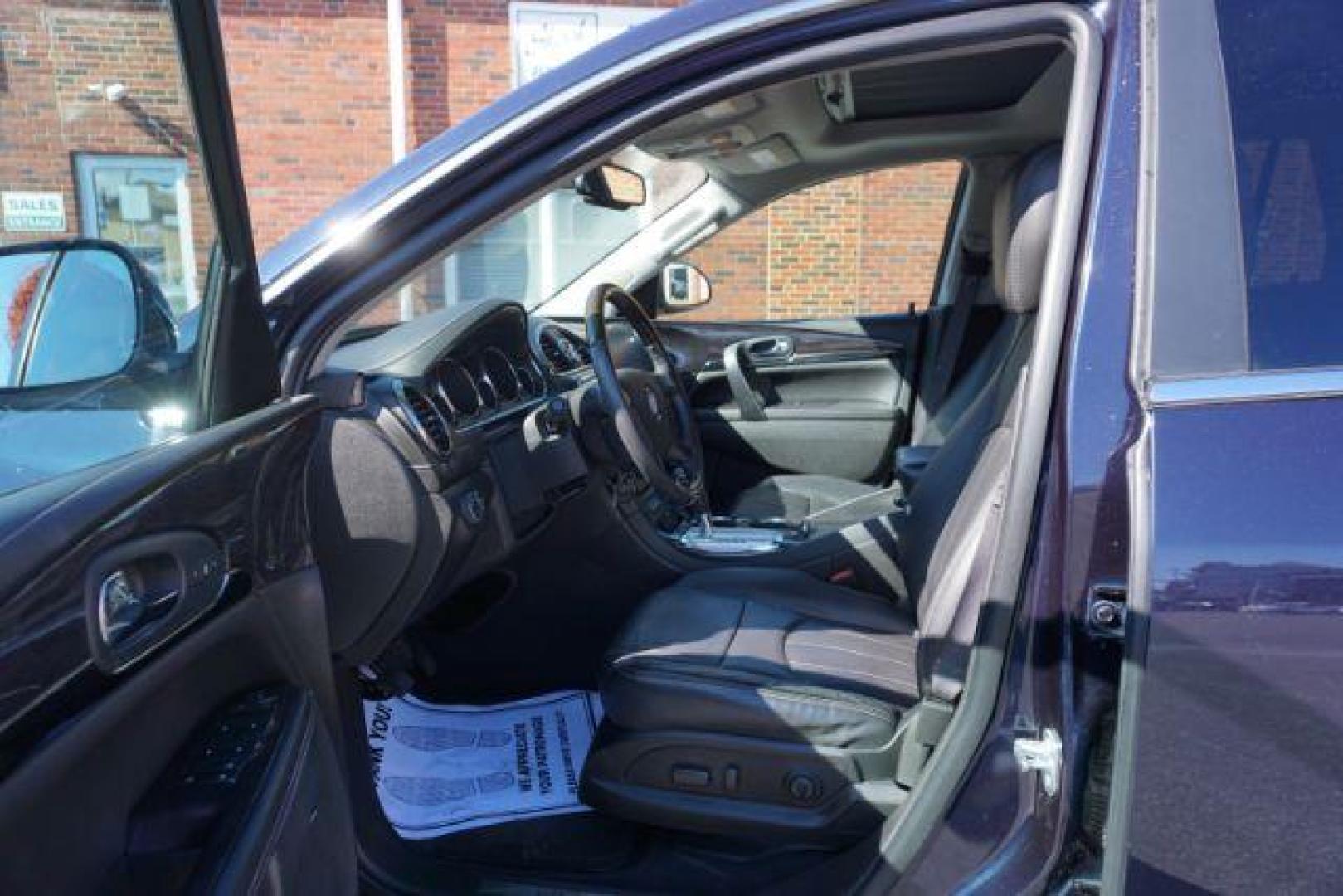 2015 Dark Sapphire Blue Met /Ebony Buick Enclave Leather AWD (5GAKVBKDXFJ) with an 3.6L V6 DOHC 24V engine, 6-Speed Automatic Overdrive transmission, located at 312 Centre Ave, Schuylkill Haven, PA, 17972, (570) 593-5278, 40.638130, -76.177383 - Bose Premium Stereo, Collision Avoidance System, Lane Departure Warning, Navigation System, Power Sunroof, Towing Package - Photo#23