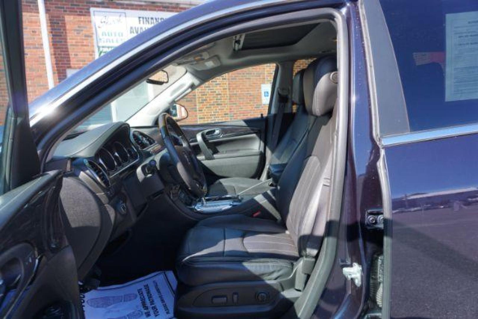 2015 Dark Sapphire Blue Met /Ebony Buick Enclave Leather AWD (5GAKVBKDXFJ) with an 3.6L V6 DOHC 24V engine, 6-Speed Automatic Overdrive transmission, located at 312 Centre Ave, Schuylkill Haven, PA, 17972, (570) 593-5278, 40.638130, -76.177383 - Bose Premium Stereo, Collision Avoidance System, Lane Departure Warning, Navigation System, Power Sunroof, Towing Package - Photo#24