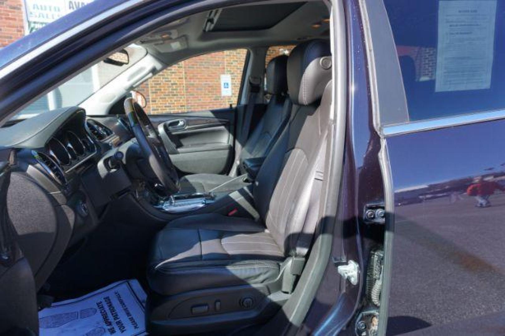 2015 Dark Sapphire Blue Met /Ebony Buick Enclave Leather AWD (5GAKVBKDXFJ) with an 3.6L V6 DOHC 24V engine, 6-Speed Automatic Overdrive transmission, located at 312 Centre Ave, Schuylkill Haven, PA, 17972, (570) 593-5278, 40.638130, -76.177383 - Bose Premium Stereo, Collision Avoidance System, Lane Departure Warning, Navigation System, Power Sunroof, Towing Package - Photo#25