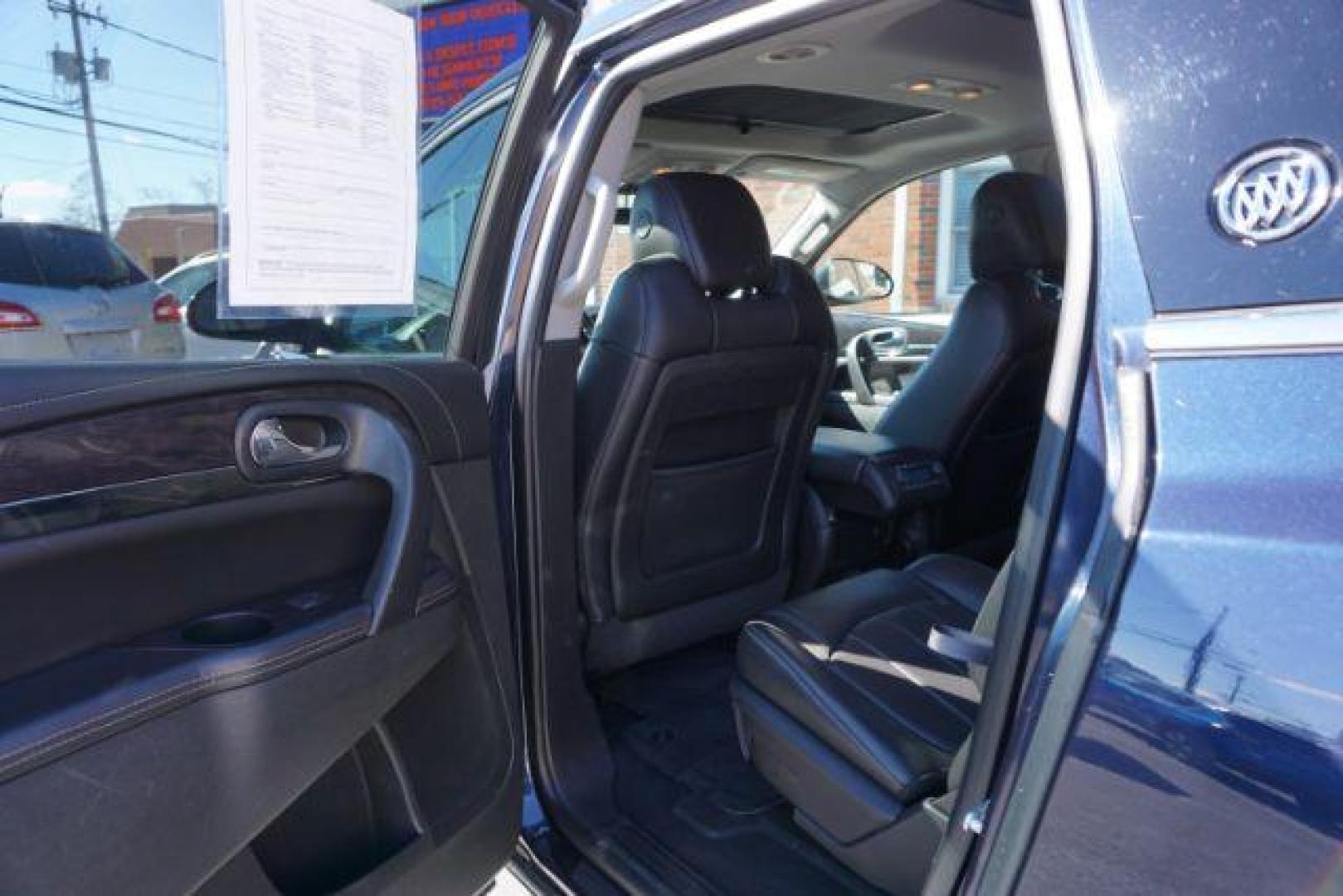 2015 Dark Sapphire Blue Met /Ebony Buick Enclave Leather AWD (5GAKVBKDXFJ) with an 3.6L V6 DOHC 24V engine, 6-Speed Automatic Overdrive transmission, located at 312 Centre Ave, Schuylkill Haven, PA, 17972, (570) 593-5278, 40.638130, -76.177383 - Bose Premium Stereo, Collision Avoidance System, Lane Departure Warning, Navigation System, Power Sunroof, Towing Package - Photo#36