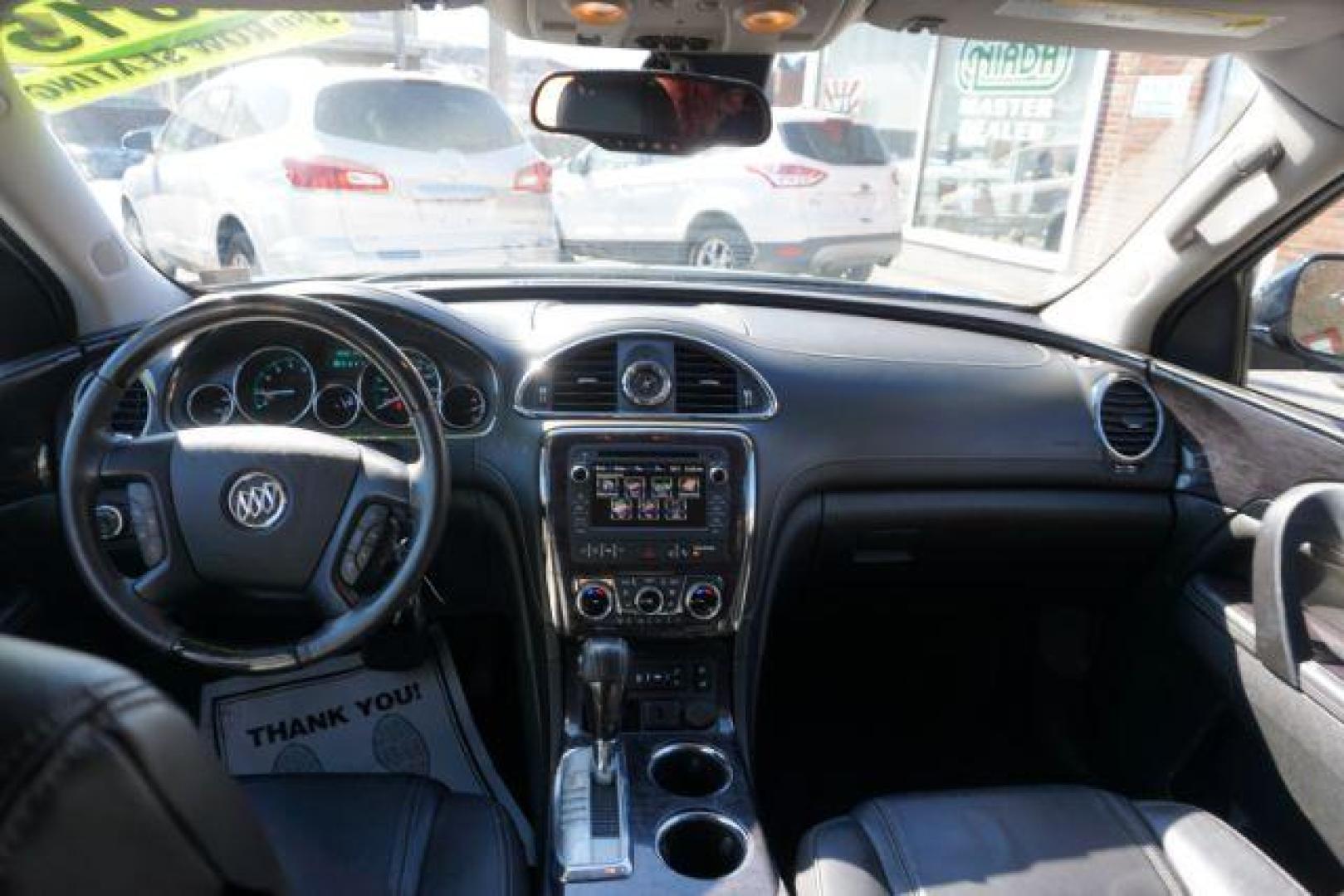 2015 Dark Sapphire Blue Met /Ebony Buick Enclave Leather AWD (5GAKVBKDXFJ) with an 3.6L V6 DOHC 24V engine, 6-Speed Automatic Overdrive transmission, located at 312 Centre Ave, Schuylkill Haven, PA, 17972, (570) 593-5278, 40.638130, -76.177383 - Bose Premium Stereo, Collision Avoidance System, Lane Departure Warning, Navigation System, Power Sunroof, Towing Package - Photo#43