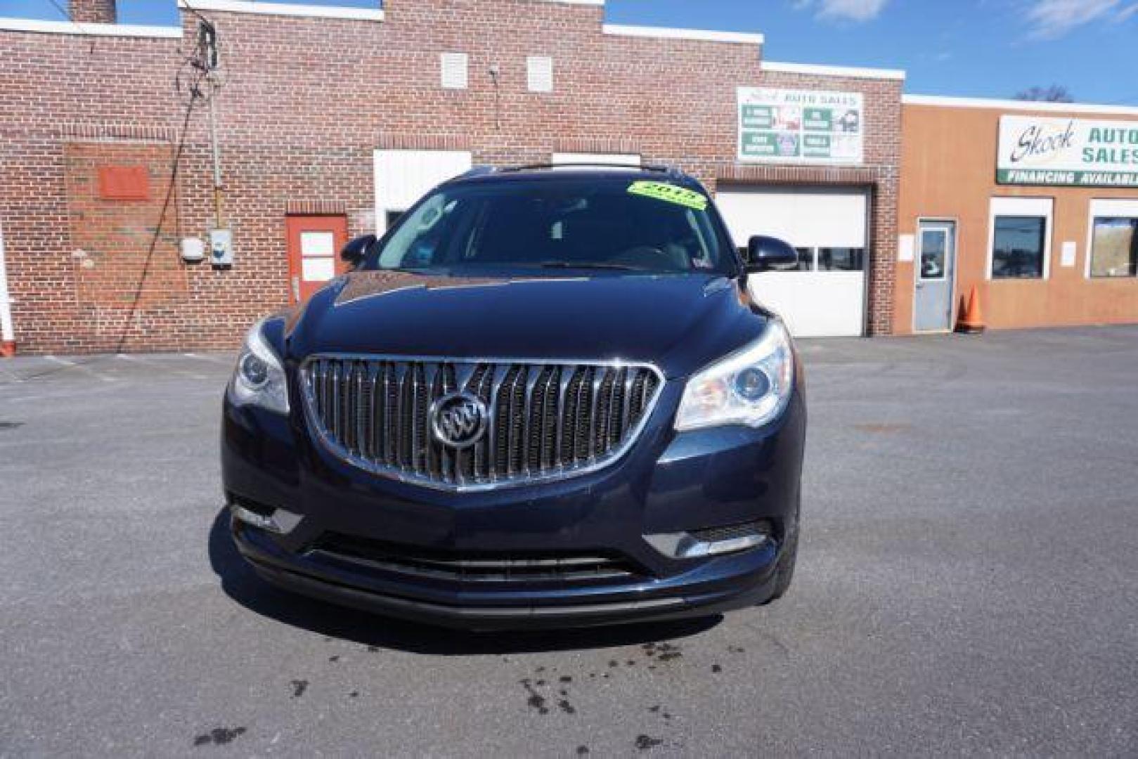 2015 Dark Sapphire Blue Met /Ebony Buick Enclave Leather AWD (5GAKVBKDXFJ) with an 3.6L V6 DOHC 24V engine, 6-Speed Automatic Overdrive transmission, located at 312 Centre Ave, Schuylkill Haven, PA, 17972, (570) 593-5278, 40.638130, -76.177383 - Bose Premium Stereo, Collision Avoidance System, Lane Departure Warning, Navigation System, Power Sunroof, Towing Package - Photo#6