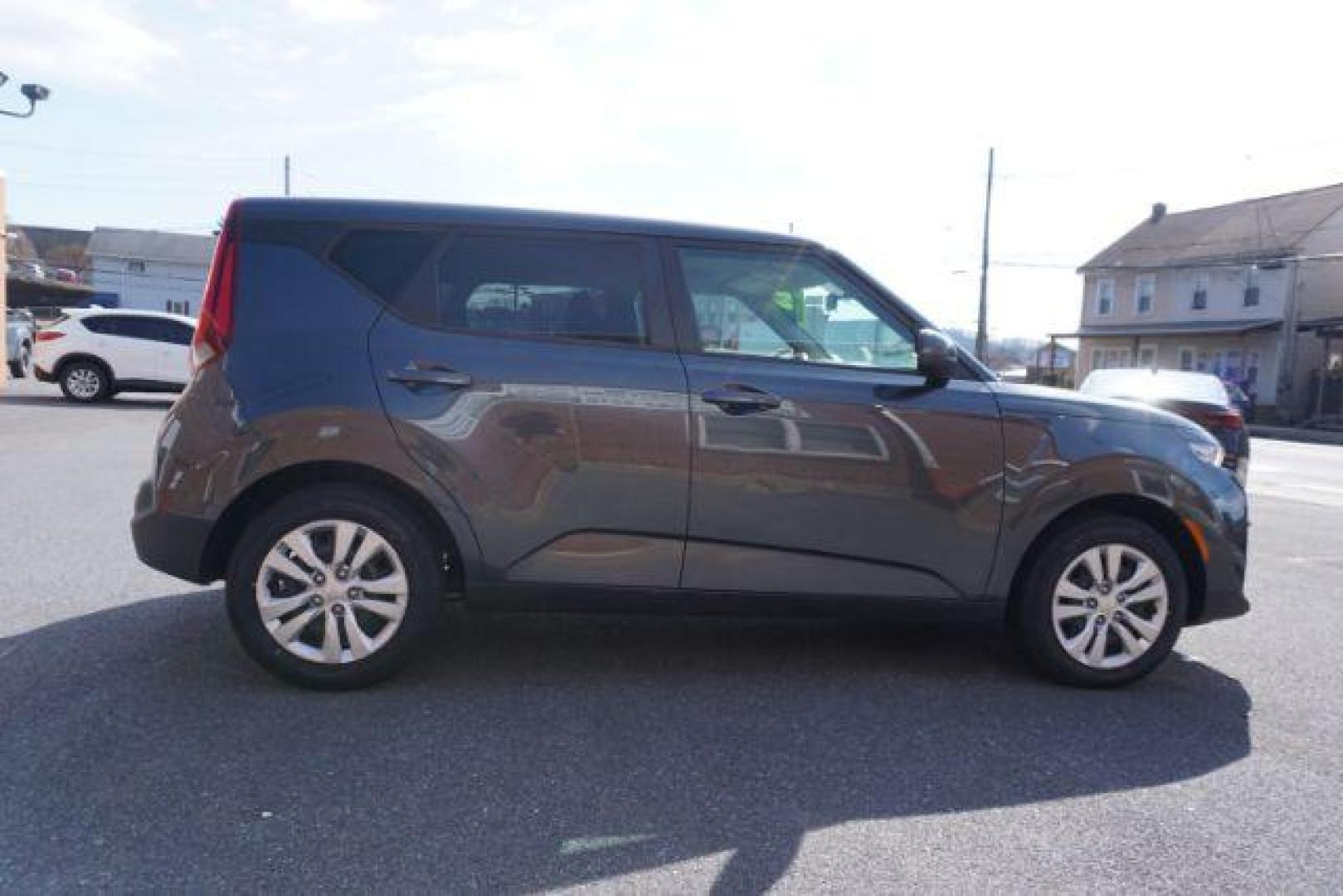 2020 Gravity Gray /Black Woven Cloth, cloth Kia Soul LX CVT (KNDJ23AU9L7) with an 2.0L L4 DOHC 16V engine, Continuously Variable Transmission transmission, located at 312 Centre Ave, Schuylkill Haven, PA, 17972, (570) 593-5278, 40.638130, -76.177383 - aluminum/alloy wheels - Photo#11