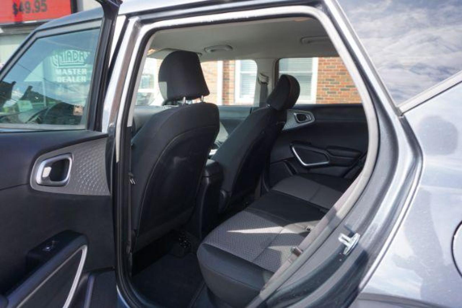 2020 Gravity Gray /Black Woven Cloth, cloth Kia Soul LX CVT (KNDJ23AU9L7) with an 2.0L L4 DOHC 16V engine, Continuously Variable Transmission transmission, located at 312 Centre Ave, Schuylkill Haven, PA, 17972, (570) 593-5278, 40.638130, -76.177383 - aluminum/alloy wheels - Photo#34