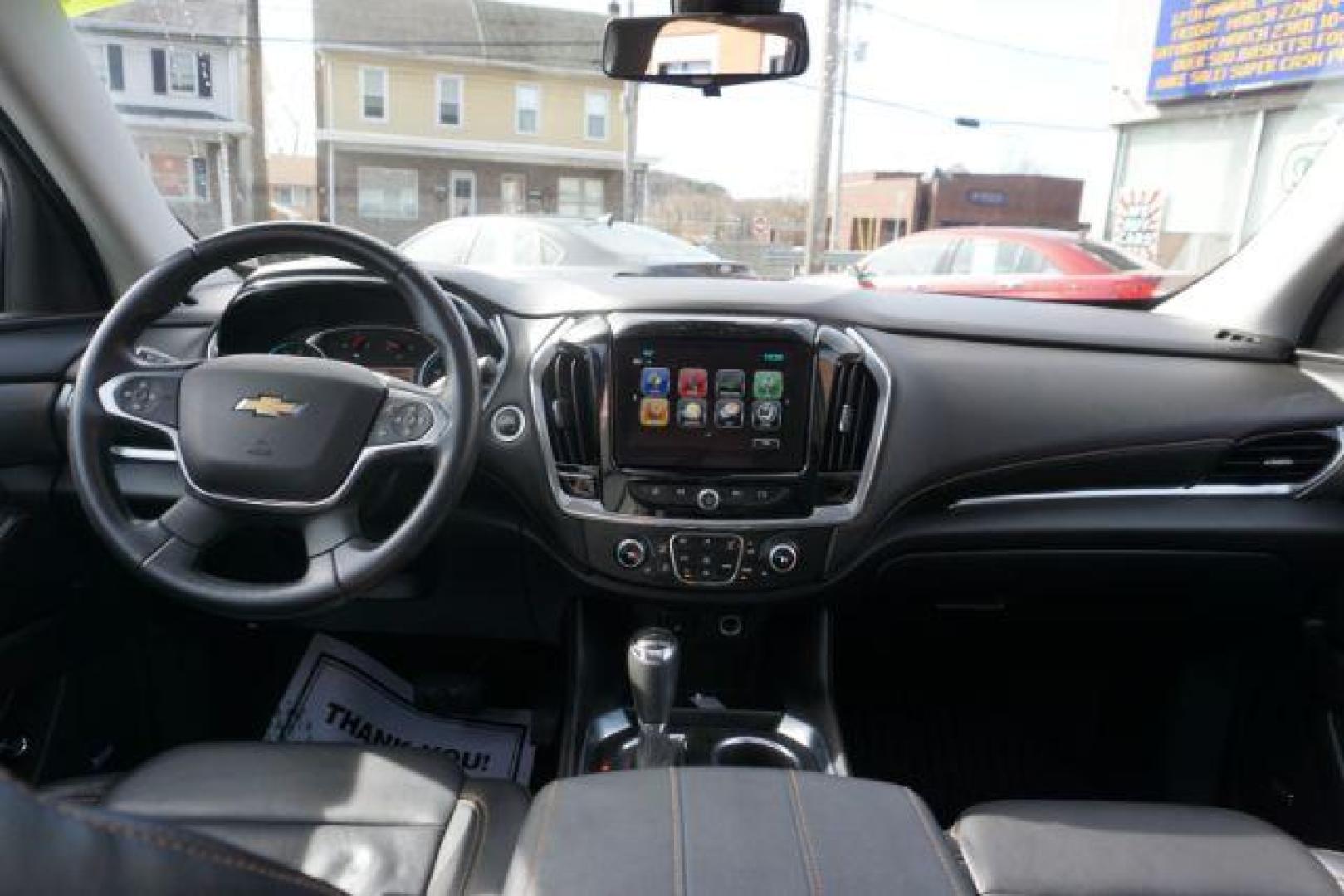 2018 Black Currant Metallic /Jet Black, leather Chevrolet Traverse LT Feather AWD (1GNEVHKW9JJ) with an 3.6L V6 DOHC 24V engine, 9-Speed Automatic transmission, located at 312 Centre Ave, Schuylkill Haven, PA, 17972, (570) 593-5278, 40.638130, -76.177383 - luggage rack, power sunroof - Photo#40