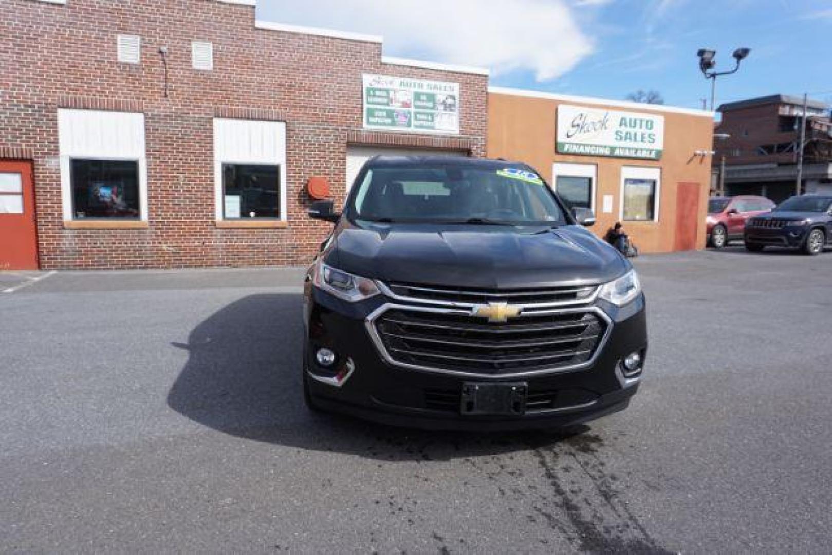 2018 Black Currant Metallic /Jet Black, leather Chevrolet Traverse LT Feather AWD (1GNEVHKW9JJ) with an 3.6L V6 DOHC 24V engine, 9-Speed Automatic transmission, located at 312 Centre Ave, Schuylkill Haven, PA, 17972, (570) 593-5278, 40.638130, -76.177383 - luggage rack, power sunroof - Photo#6