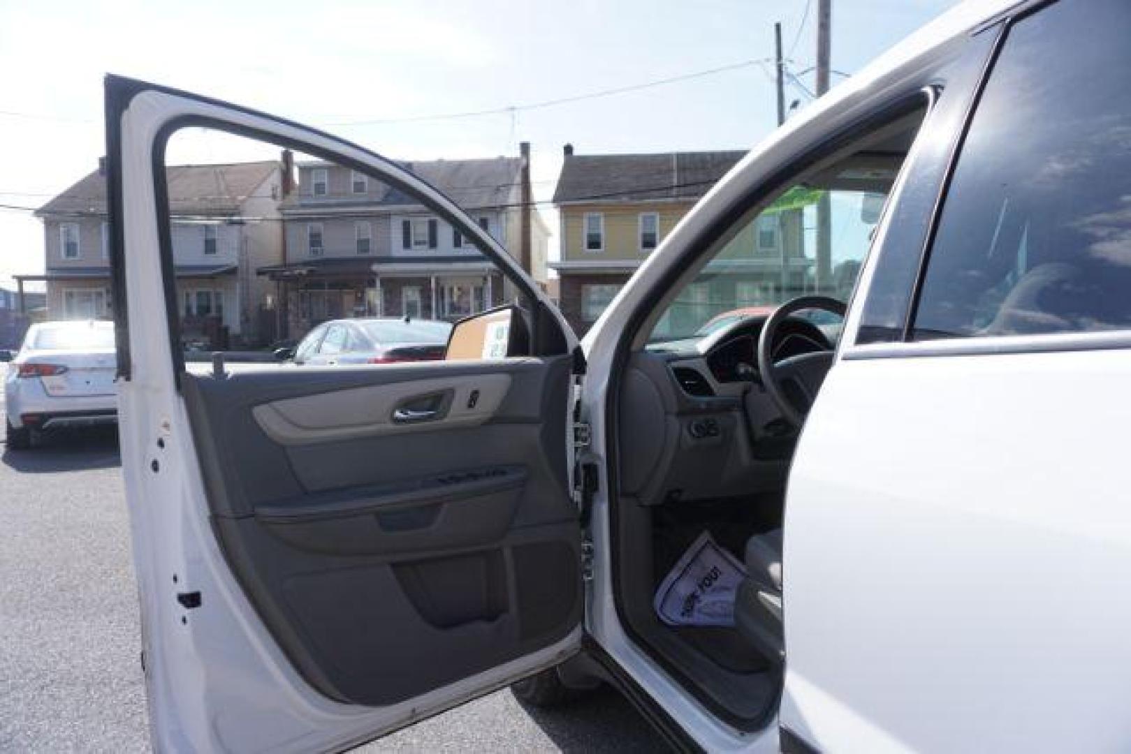 2017 Summit White Chevrolet Traverse LS FWD w/PDC (1GNKRFEDXHJ) with an 3.6L V6 DOHC 24V engine, 6-Speed Automatic transmission, located at 312 Centre Ave, Schuylkill Haven, PA, 17972, (570) 593-5278, 40.638130, -76.177383 - aluminum/alloy wheels, luggage rack, power driver's seat, rear parking sensors - Photo#21