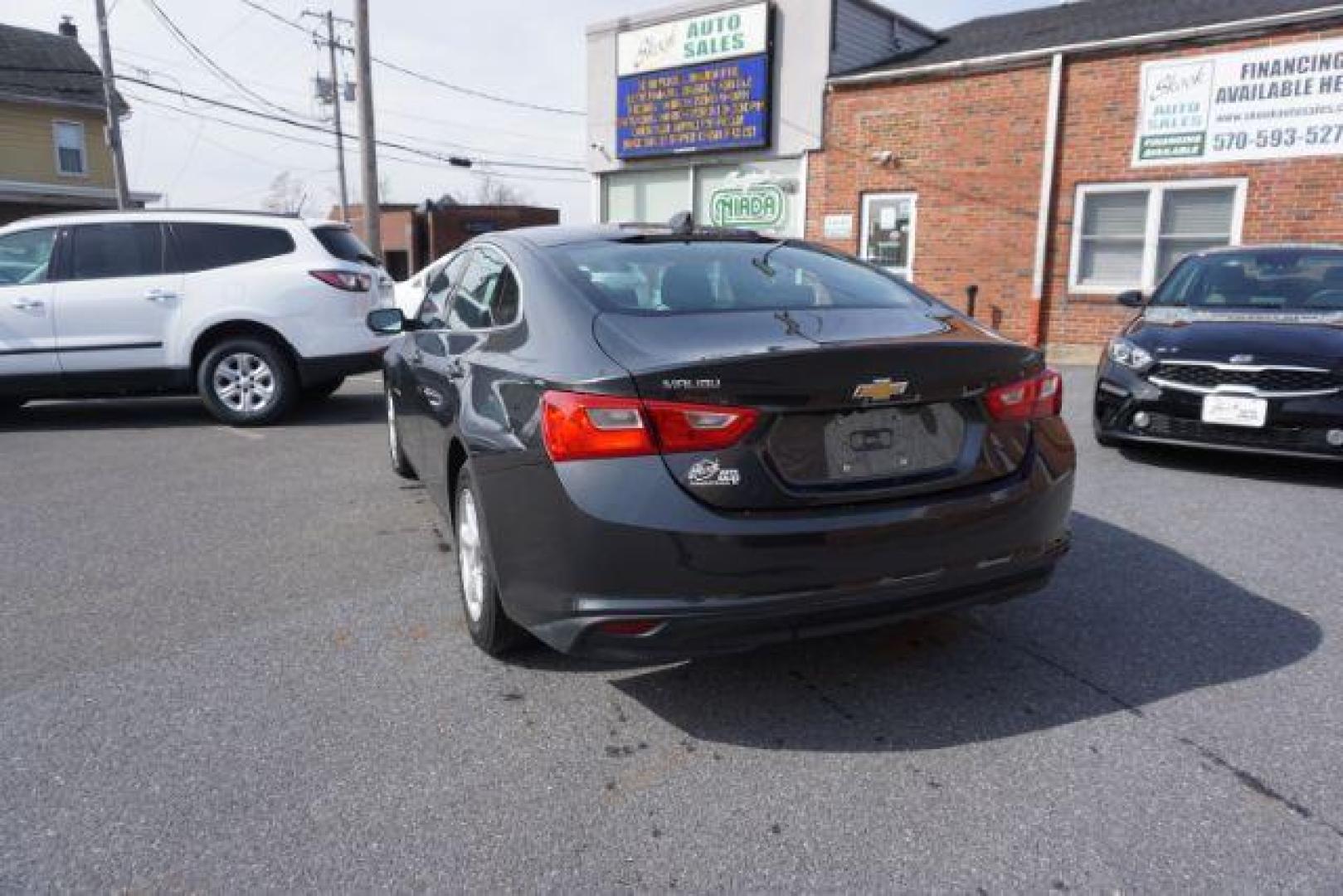 2017 blue gray Chevrolet Malibu LS (1G1ZB5ST5HF) with an 1.5L L4 DOHC 16V engine, 6-Speed Automatic transmission, located at 312 Centre Ave, Schuylkill Haven, PA, 17972, (570) 593-5278, 40.638130, -76.177383 - Photo#16