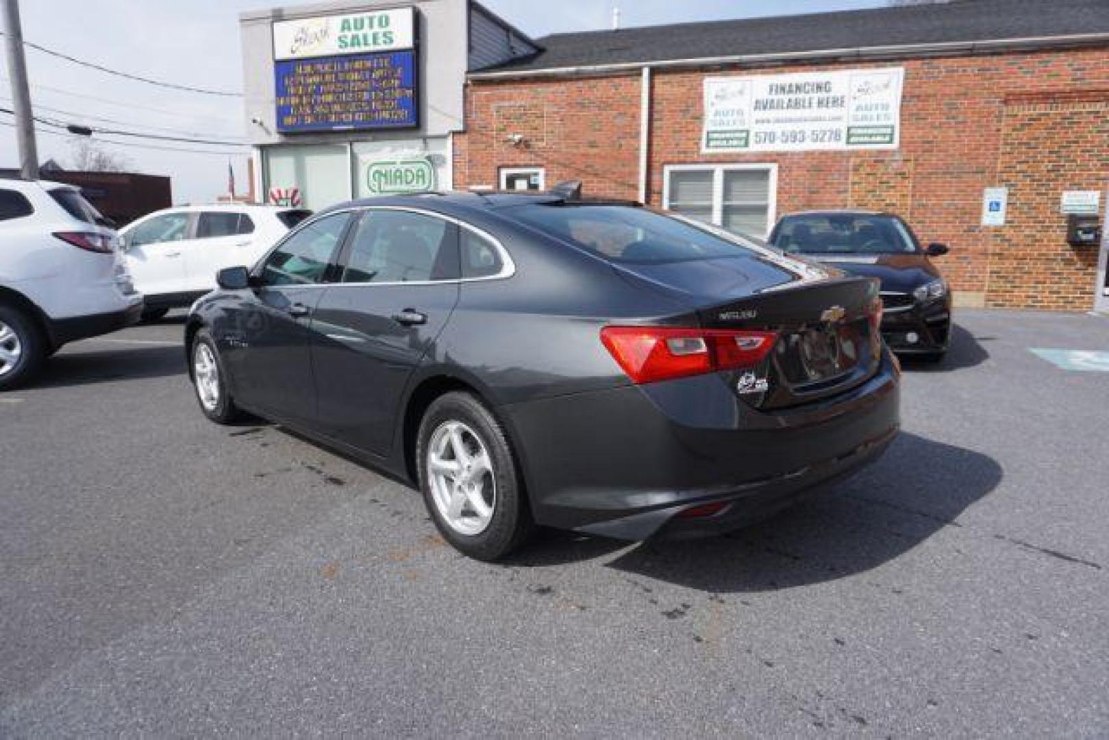 2017 blue gray Chevrolet Malibu LS (1G1ZB5ST5HF) with an 1.5L L4 DOHC 16V engine, 6-Speed Automatic transmission, located at 312 Centre Ave, Schuylkill Haven, PA, 17972, (570) 593-5278, 40.638130, -76.177383 - Photo#17