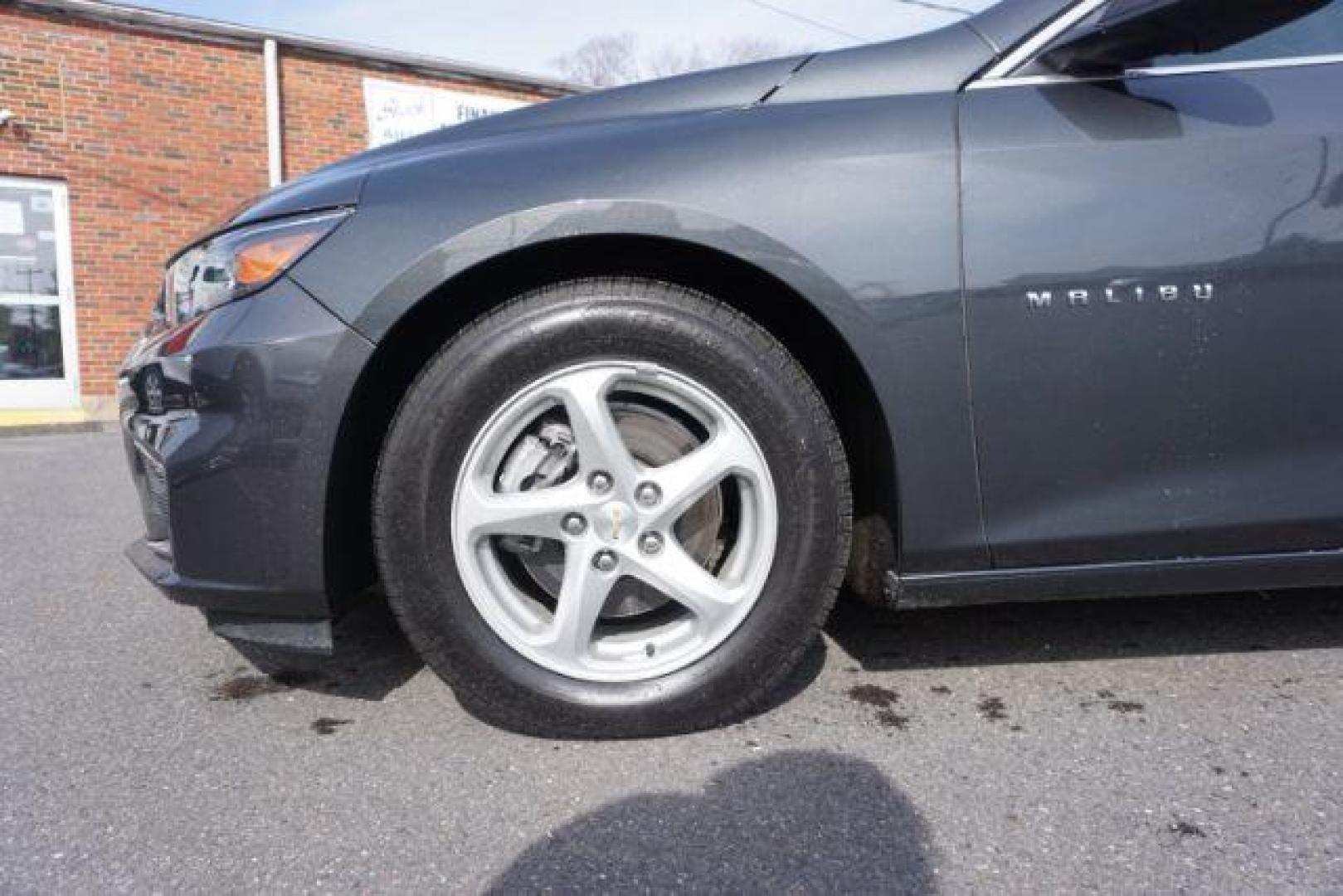 2017 blue gray Chevrolet Malibu LS (1G1ZB5ST5HF) with an 1.5L L4 DOHC 16V engine, 6-Speed Automatic transmission, located at 312 Centre Ave, Schuylkill Haven, PA, 17972, (570) 593-5278, 40.638130, -76.177383 - Photo#3