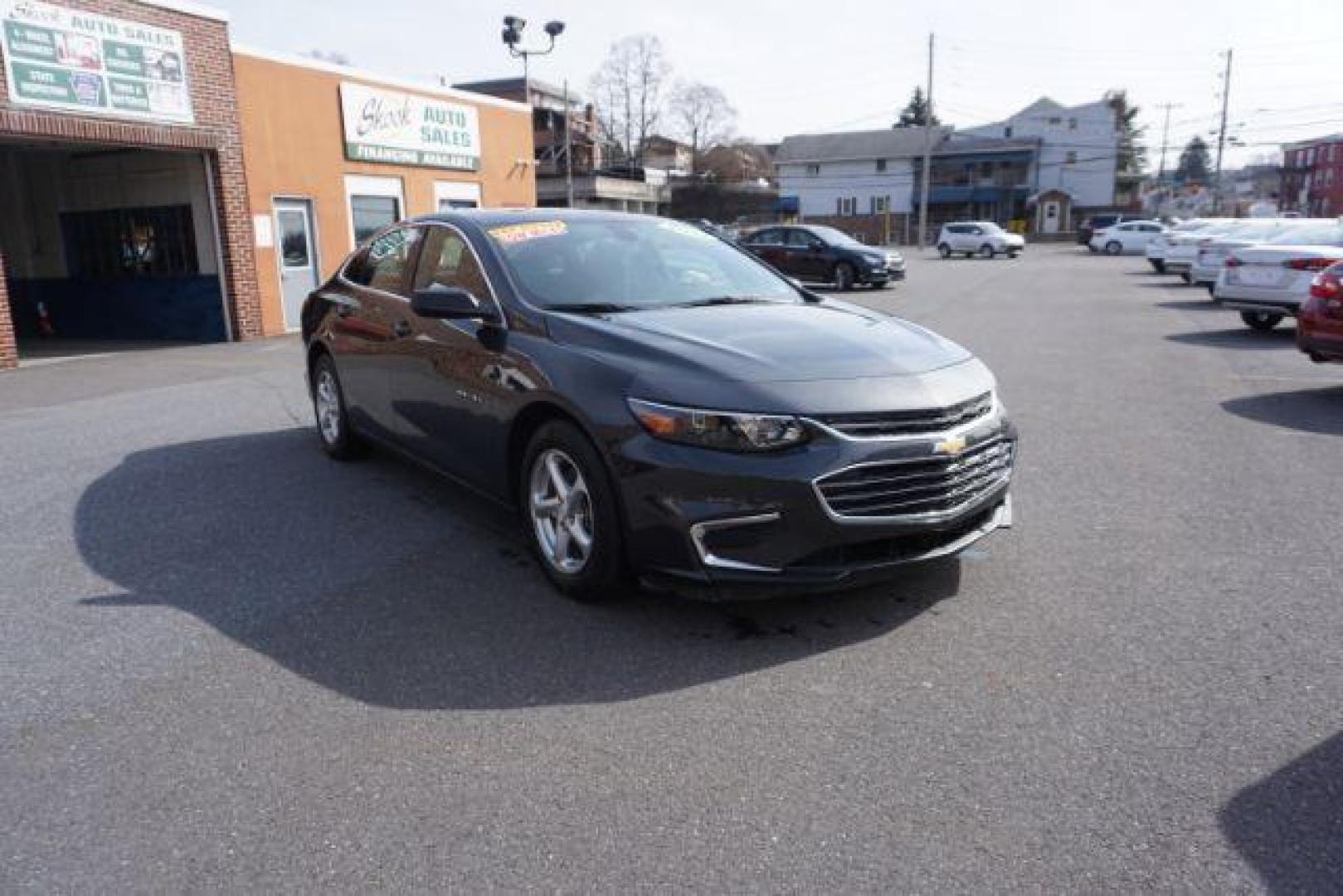 2017 blue gray Chevrolet Malibu LS (1G1ZB5ST5HF) with an 1.5L L4 DOHC 16V engine, 6-Speed Automatic transmission, located at 312 Centre Ave, Schuylkill Haven, PA, 17972, (570) 593-5278, 40.638130, -76.177383 - Photo#7