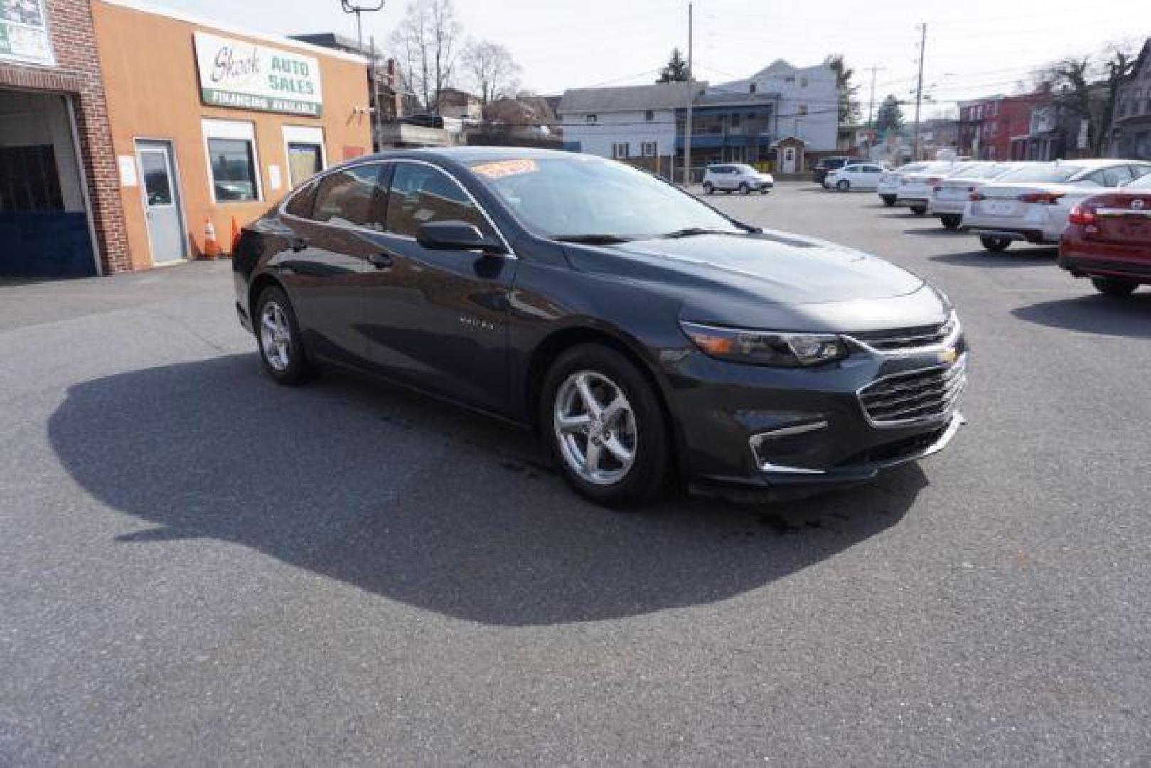 2017 blue gray Chevrolet Malibu LS (1G1ZB5ST5HF) with an 1.5L L4 DOHC 16V engine, 6-Speed Automatic transmission, located at 312 Centre Ave, Schuylkill Haven, PA, 17972, (570) 593-5278, 40.638130, -76.177383 - Photo#8