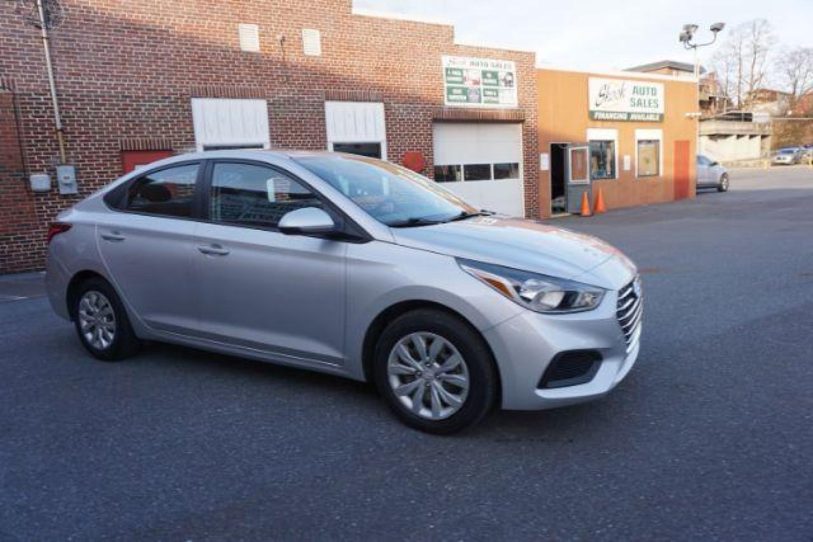 2020 Olympus Silver Hyundai Accent SE 4-Door 6M (3KPC24A61LE) with an 1.6L L4 DOHC 16V engine, 6-Speed Manual transmission, located at 312 Centre Ave, Schuylkill Haven, PA, 17972, (570) 593-5278, 40.638130, -76.177383 - aluminum/alloy wheels - Photo#9