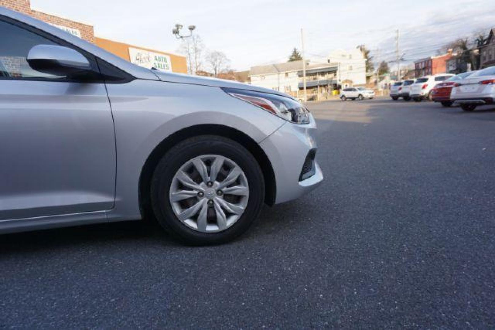 2020 Olympus Silver Hyundai Accent SE 4-Door 6M (3KPC24A61LE) with an 1.6L L4 DOHC 16V engine, 6-Speed Manual transmission, located at 312 Centre Ave, Schuylkill Haven, PA, 17972, (570) 593-5278, 40.638130, -76.177383 - aluminum/alloy wheels - Photo#10