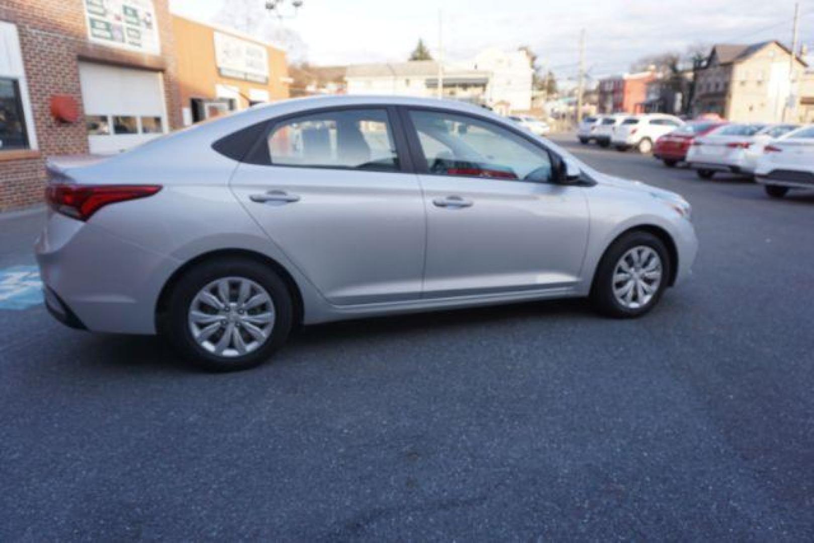 2020 Olympus Silver Hyundai Accent SE 4-Door 6M (3KPC24A61LE) with an 1.6L L4 DOHC 16V engine, 6-Speed Manual transmission, located at 312 Centre Ave, Schuylkill Haven, PA, 17972, (570) 593-5278, 40.638130, -76.177383 - aluminum/alloy wheels - Photo#12