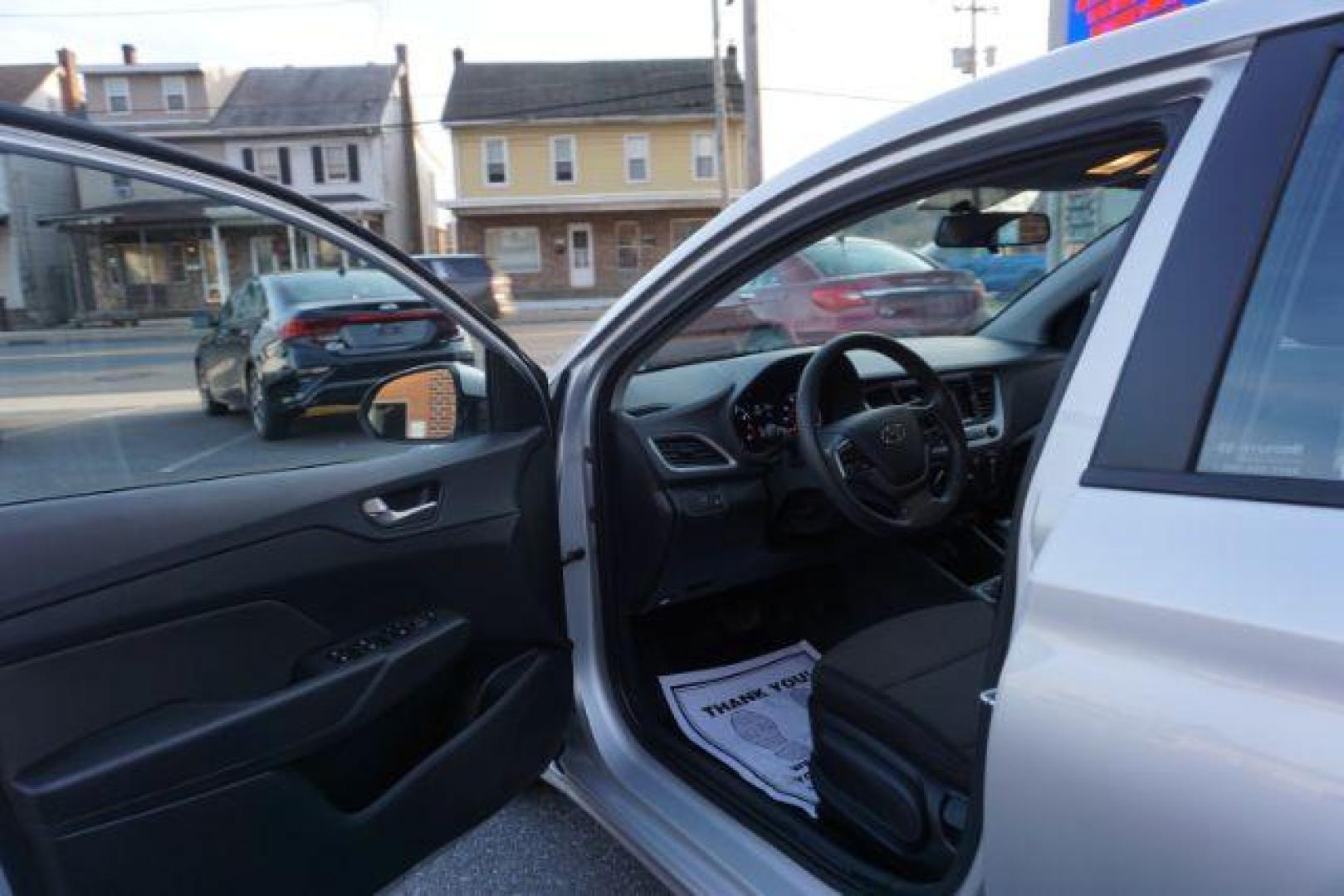 2020 Olympus Silver Hyundai Accent SE 4-Door 6M (3KPC24A61LE) with an 1.6L L4 DOHC 16V engine, 6-Speed Manual transmission, located at 312 Centre Ave, Schuylkill Haven, PA, 17972, (570) 593-5278, 40.638130, -76.177383 - aluminum/alloy wheels - Photo#21