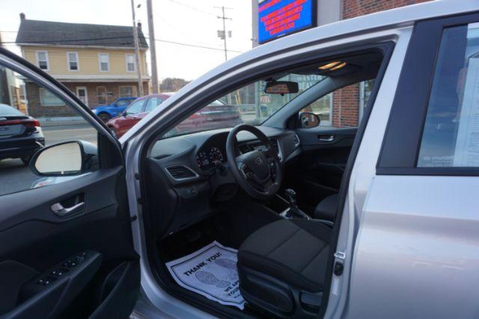 2020 Olympus Silver Hyundai Accent SE 4-Door 6M (3KPC24A61LE) with an 1.6L L4 DOHC 16V engine, 6-Speed Manual transmission, located at 312 Centre Ave, Schuylkill Haven, PA, 17972, (570) 593-5278, 40.638130, -76.177383 - aluminum/alloy wheels - Photo#22