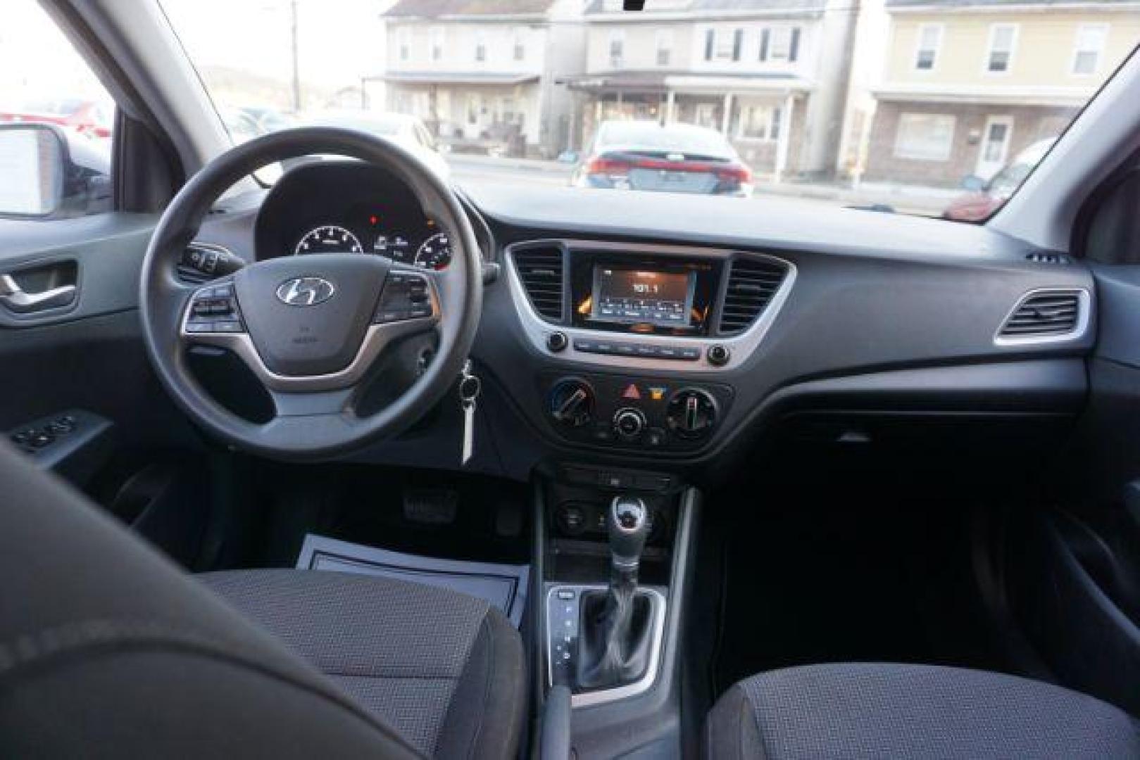 2020 Olympus Silver Hyundai Accent SE 4-Door 6M (3KPC24A61LE) with an 1.6L L4 DOHC 16V engine, 6-Speed Manual transmission, located at 312 Centre Ave, Schuylkill Haven, PA, 17972, (570) 593-5278, 40.638130, -76.177383 - aluminum/alloy wheels - Photo#41