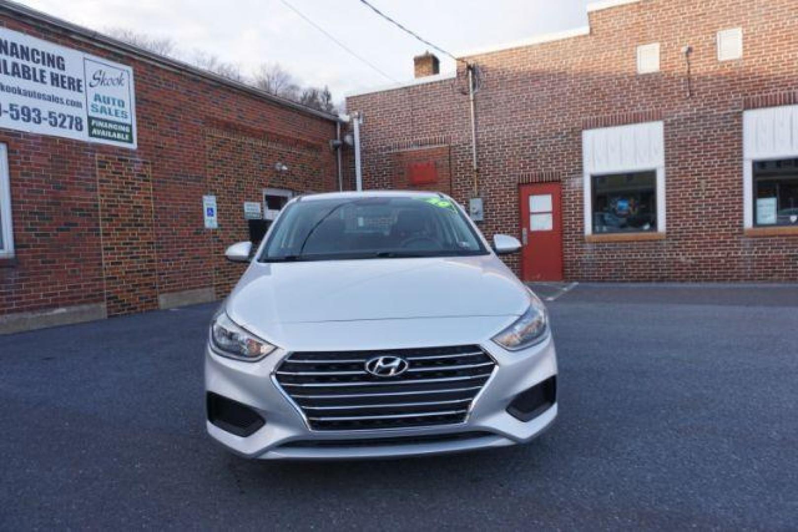 2020 Olympus Silver Hyundai Accent SE 4-Door 6M (3KPC24A61LE) with an 1.6L L4 DOHC 16V engine, 6-Speed Manual transmission, located at 312 Centre Ave, Schuylkill Haven, PA, 17972, (570) 593-5278, 40.638130, -76.177383 - aluminum/alloy wheels - Photo#6