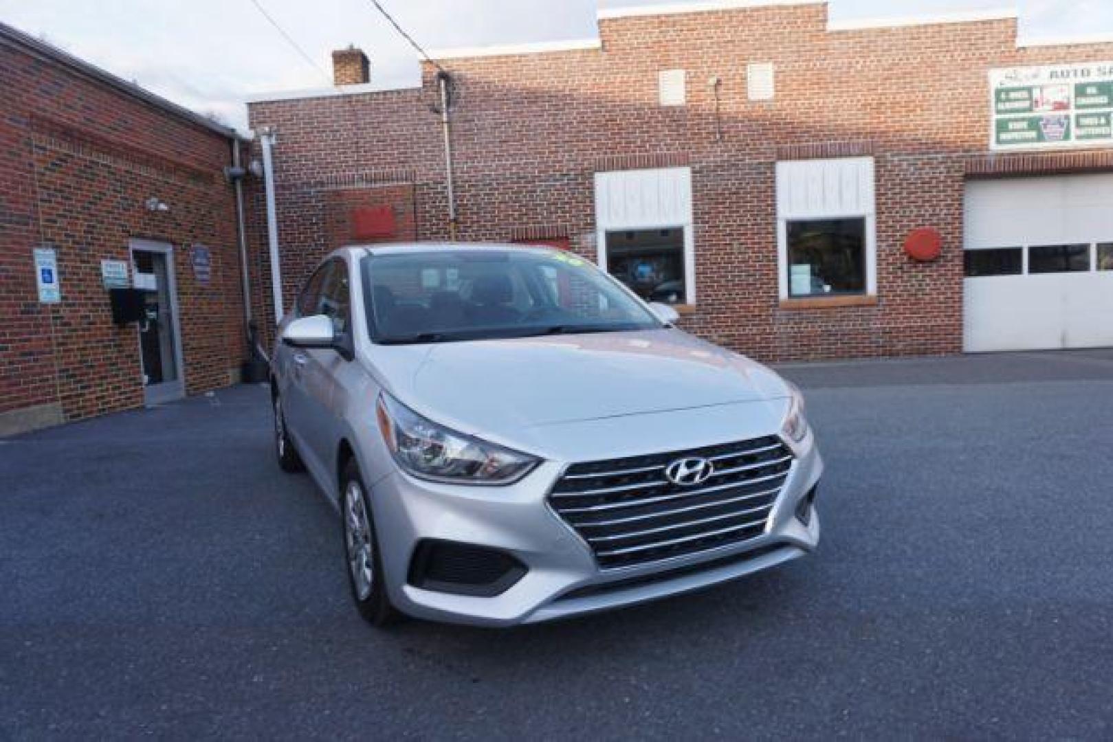 2020 Olympus Silver Hyundai Accent SE 4-Door 6M (3KPC24A61LE) with an 1.6L L4 DOHC 16V engine, 6-Speed Manual transmission, located at 312 Centre Ave, Schuylkill Haven, PA, 17972, (570) 593-5278, 40.638130, -76.177383 - aluminum/alloy wheels - Photo#7