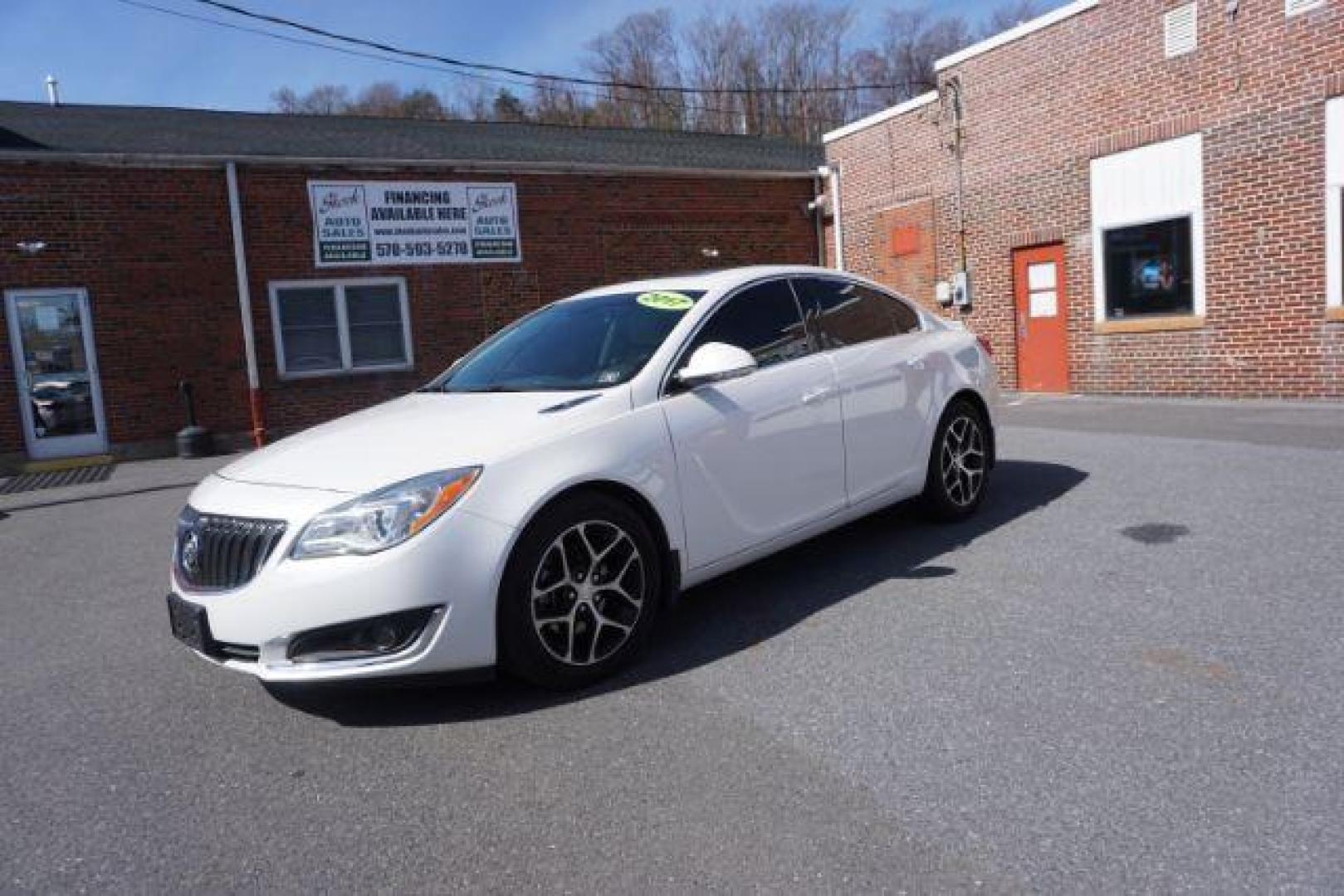 2017 Summit White Buick Regal Sport Touring (2G4GL5EX6H9) with an 2.0L L4 DOHC 16V TURBO engine, 6-Speed Automatic transmission, located at 312 Centre Ave, Schuylkill Haven, PA, 17972, (570) 593-5278, 40.638130, -76.177383 - Navigation - Photo#1