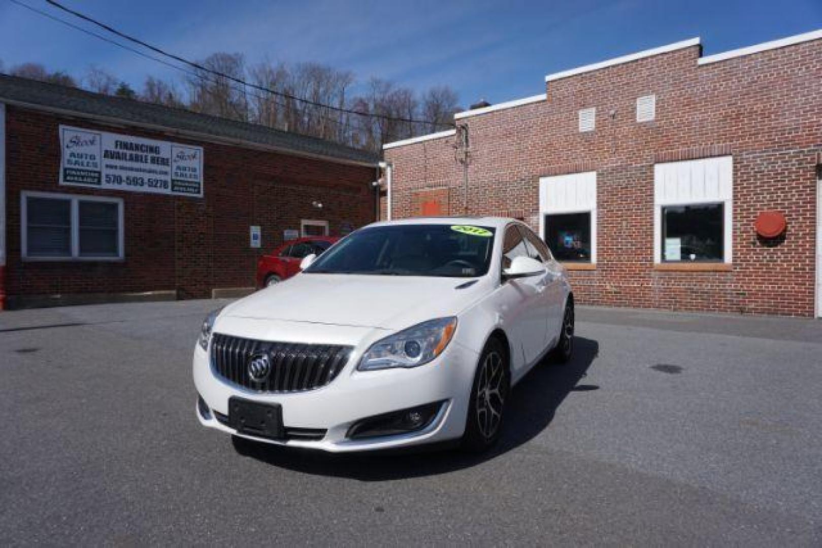 2017 Summit White Buick Regal Sport Touring (2G4GL5EX6H9) with an 2.0L L4 DOHC 16V TURBO engine, 6-Speed Automatic transmission, located at 312 Centre Ave, Schuylkill Haven, PA, 17972, (570) 593-5278, 40.638130, -76.177383 - Navigation - Photo#2