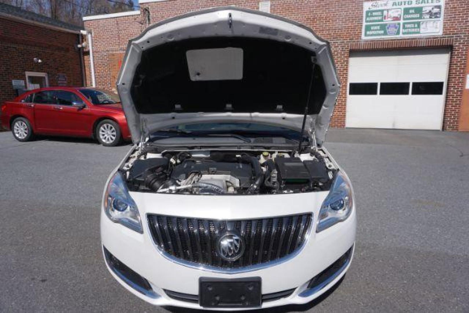 2017 Summit White Buick Regal Sport Touring (2G4GL5EX6H9) with an 2.0L L4 DOHC 16V TURBO engine, 6-Speed Automatic transmission, located at 312 Centre Ave, Schuylkill Haven, PA, 17972, (570) 593-5278, 40.638130, -76.177383 - Navigation - Photo#56