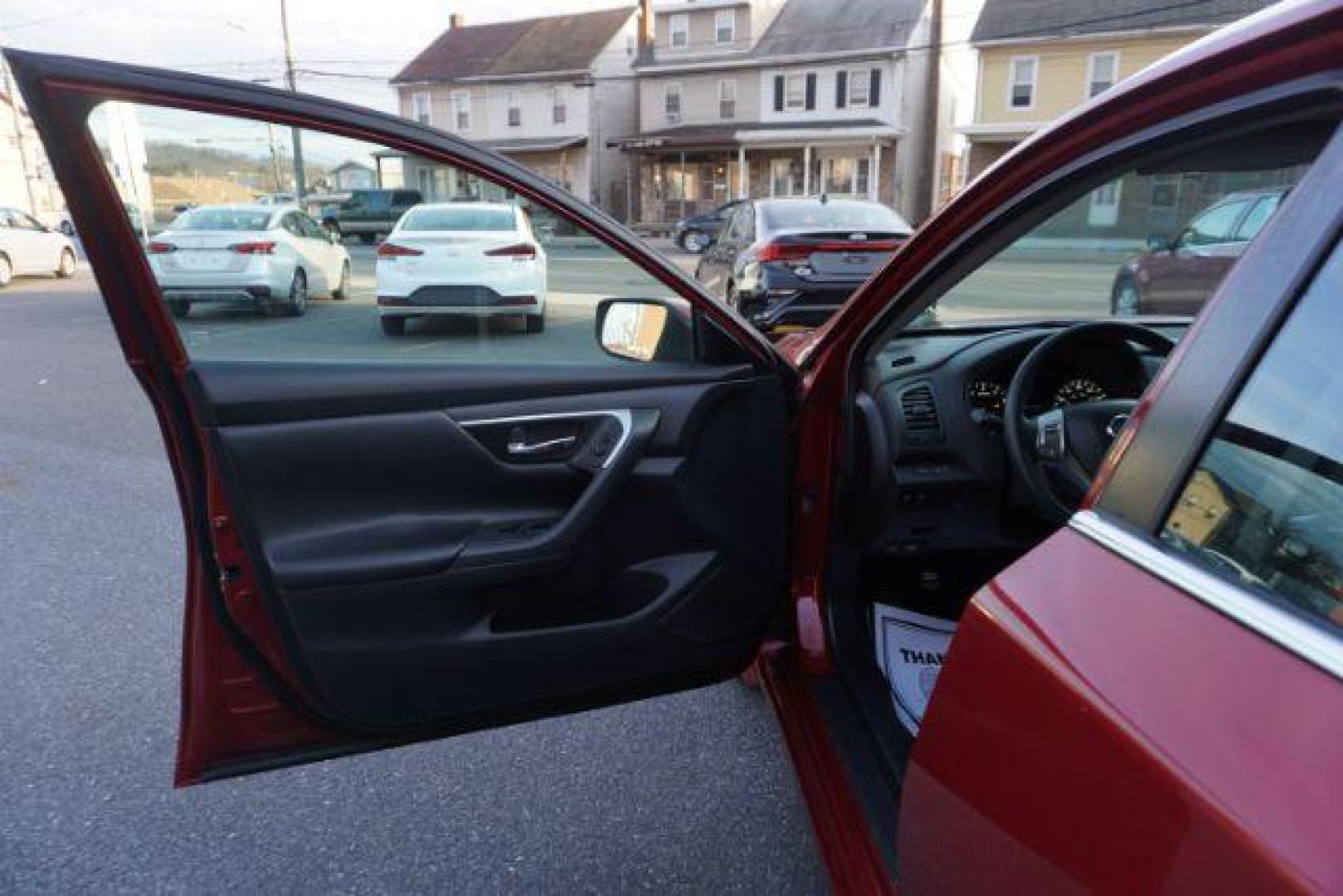 2016 Cayenne Red Nissan Altima 2.5 S (1N4AL3AP4GN) with an 2.5L L4 DOHC 16V engine, Continuously Variable Transmission transmission, located at 312 Centre Ave, Schuylkill Haven, PA, 17972, (570) 593-5278, 40.638130, -76.177383 - aluminum/alloy wheels - Photo#17