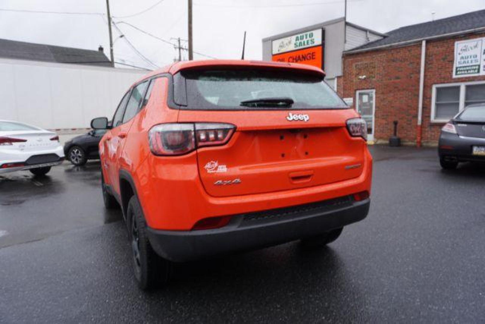 2019 Spitfire Orange Clear Coat Jeep Compass Sport 4WD (3C4NJDAB1KT) with an 2.4L L4 DOHC 16V engine, 6-Speed Manual transmission, located at 312 Centre Ave, Schuylkill Haven, PA, 17972, (570) 593-5278, 40.638130, -76.177383 - Photo#15