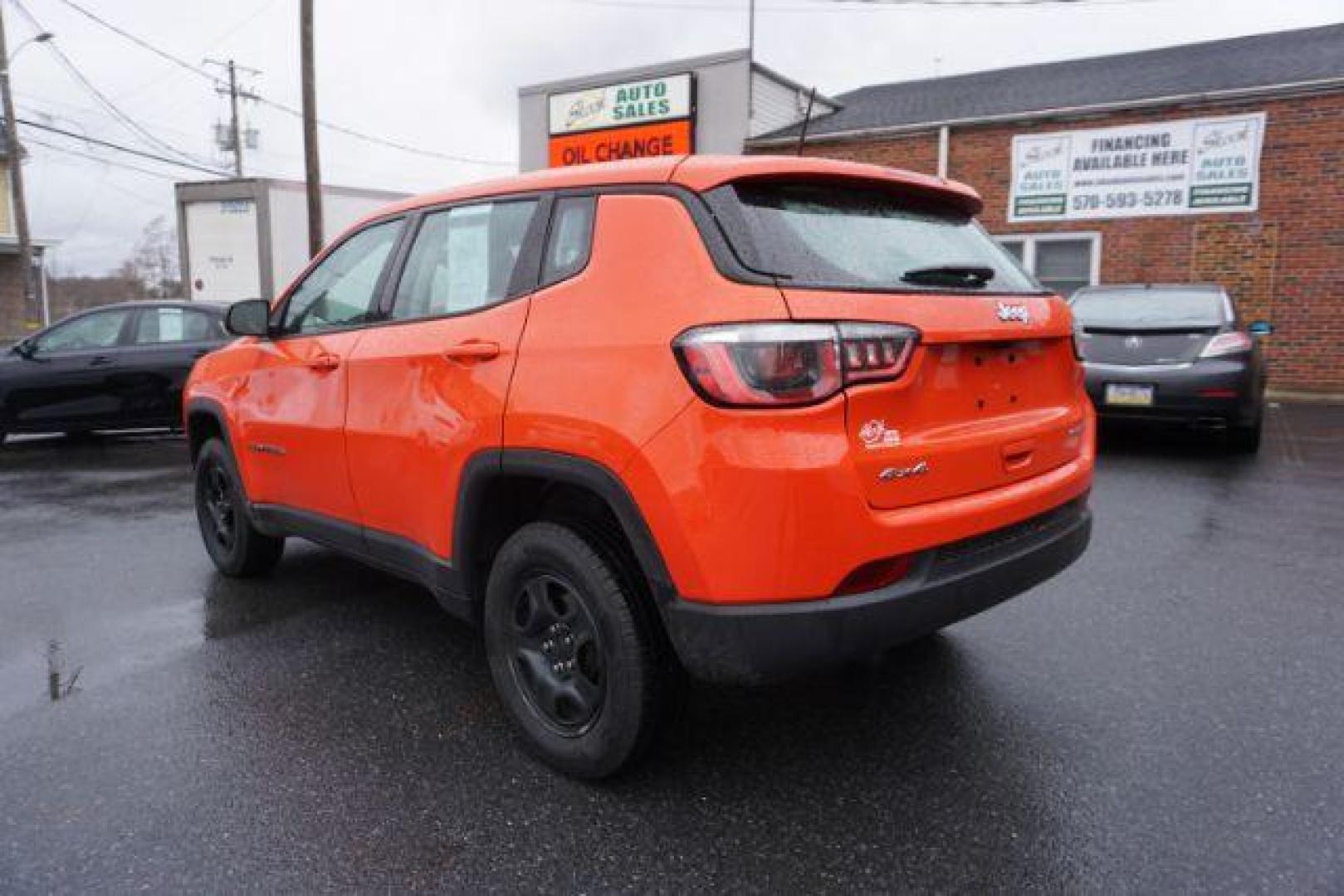 2019 Spitfire Orange Clear Coat Jeep Compass Sport 4WD (3C4NJDAB1KT) with an 2.4L L4 DOHC 16V engine, 6-Speed Manual transmission, located at 312 Centre Ave, Schuylkill Haven, PA, 17972, (570) 593-5278, 40.638130, -76.177383 - Photo#16