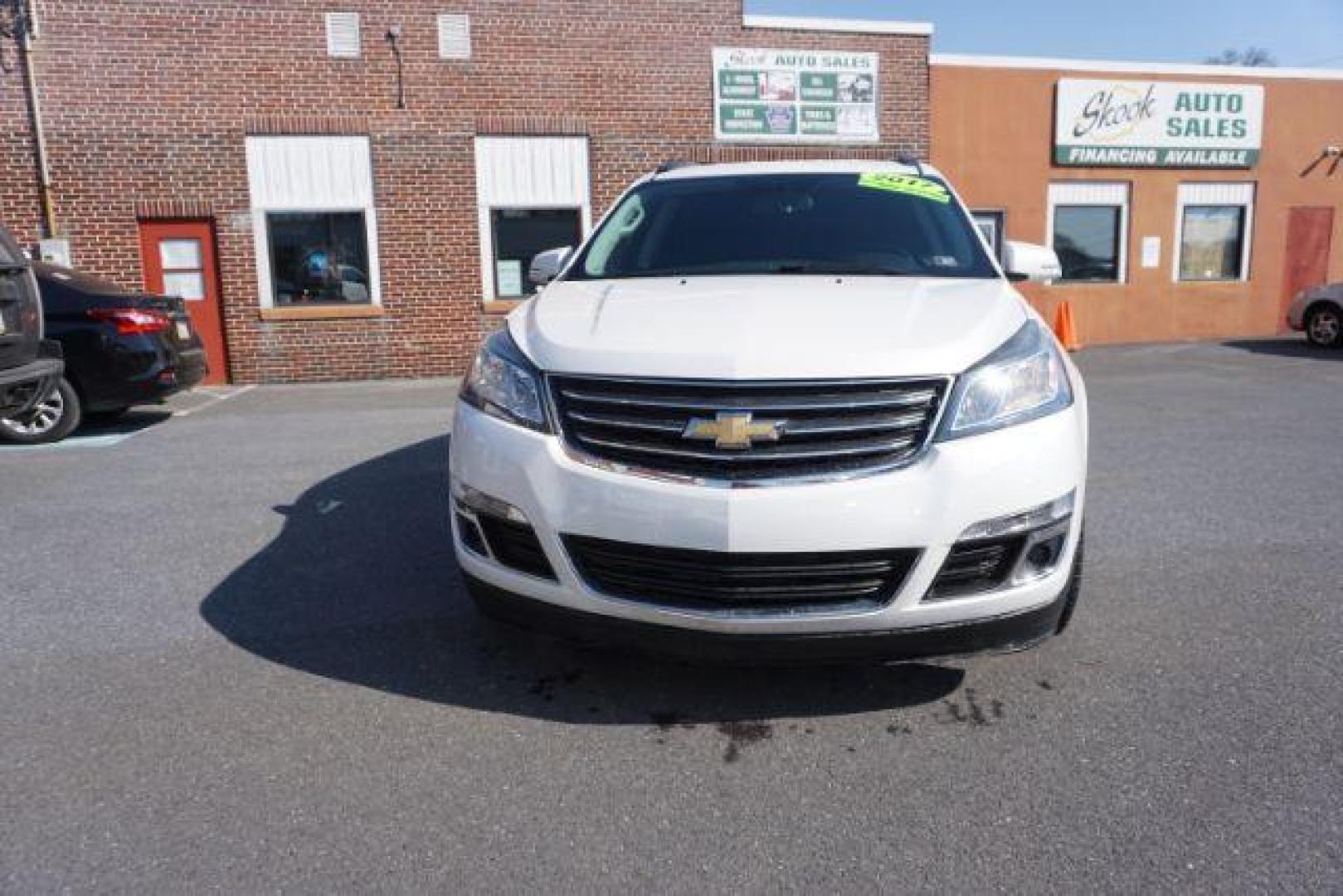 2017 Summit White Chevrolet Traverse 1LT AWD (1GNKVGKD9HJ) with an 3.6L V6 DOHC 24V engine, 6-Speed Automatic transmission, located at 312 Centre Ave, Schuylkill Haven, PA, 17972, (570) 593-5278, 40.638130, -76.177383 - Automatic climate control, fixed running boards, heated front seats, luggage rack, power driver's seat, towing package, universal garage door opener - Photo#6