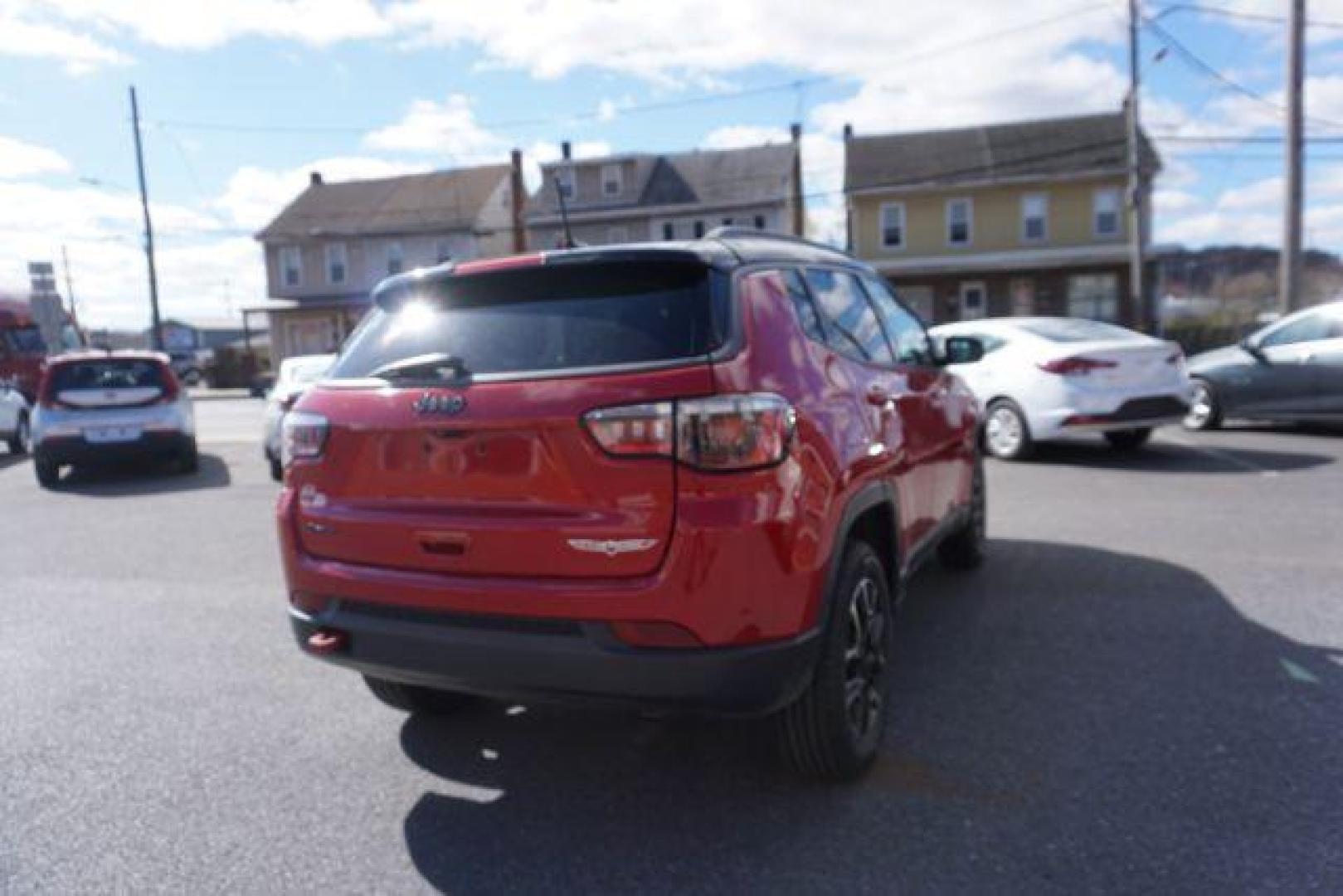 2020 Redline Pearl Coat/Black Clear Coat Jeep Compass Trailhawk 4WD (3C4NJDDB5LT) with an 2.4L L4 DOHC 16V engine, 9-Speed Automatic transmission, located at 312 Centre Ave, Schuylkill Haven, PA, 17972, (570) 593-5278, 40.638130, -76.177383 - HID headlamps - Photo#12