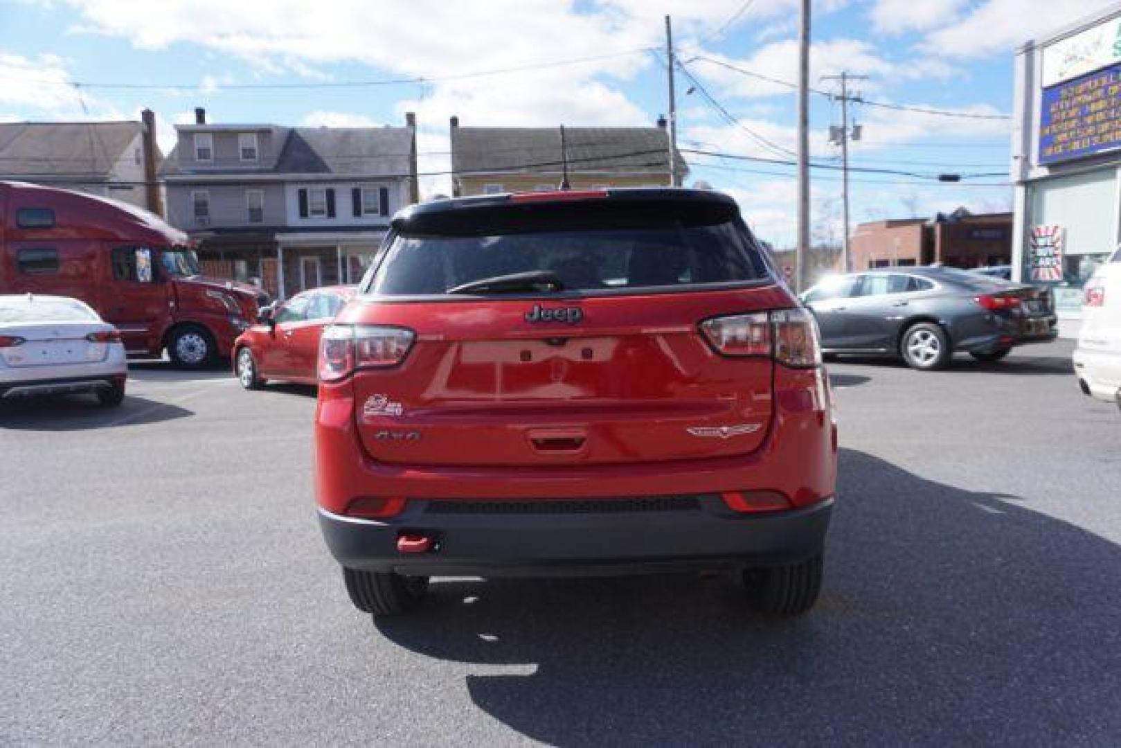 2020 Redline Pearl Coat/Black Clear Coat Jeep Compass Trailhawk 4WD (3C4NJDDB5LT) with an 2.4L L4 DOHC 16V engine, 9-Speed Automatic transmission, located at 312 Centre Ave, Schuylkill Haven, PA, 17972, (570) 593-5278, 40.638130, -76.177383 - HID headlamps - Photo#13