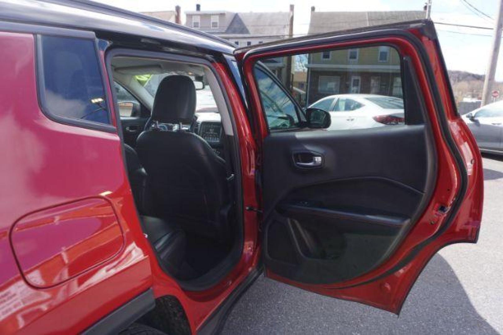 2020 Redline Pearl Coat/Black Clear Coat Jeep Compass Trailhawk 4WD (3C4NJDDB5LT) with an 2.4L L4 DOHC 16V engine, 9-Speed Automatic transmission, located at 312 Centre Ave, Schuylkill Haven, PA, 17972, (570) 593-5278, 40.638130, -76.177383 - HID headlamps - Photo#42